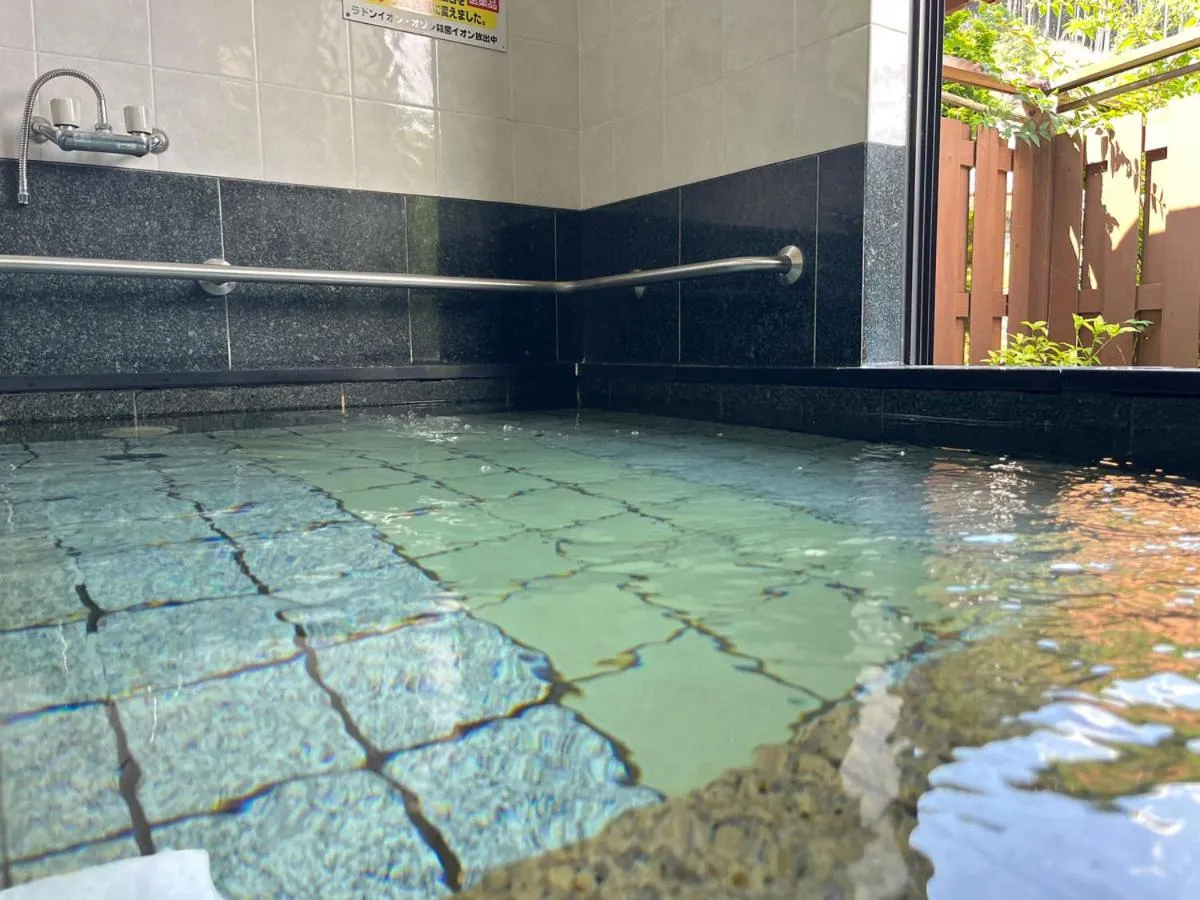 Hot Spring Bath in Minshuku Ryokan Kawai