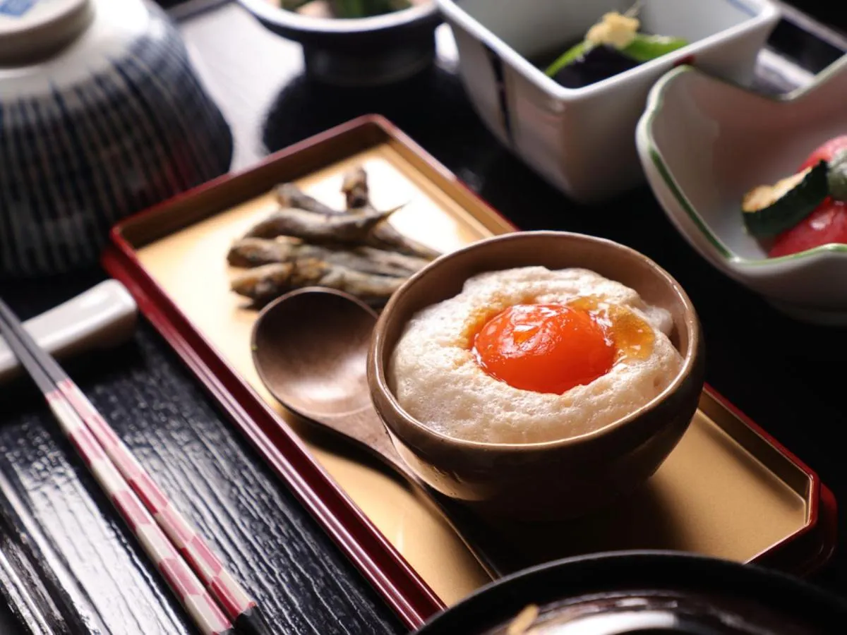 Food close-up in Minshuku Ryokan Kawai