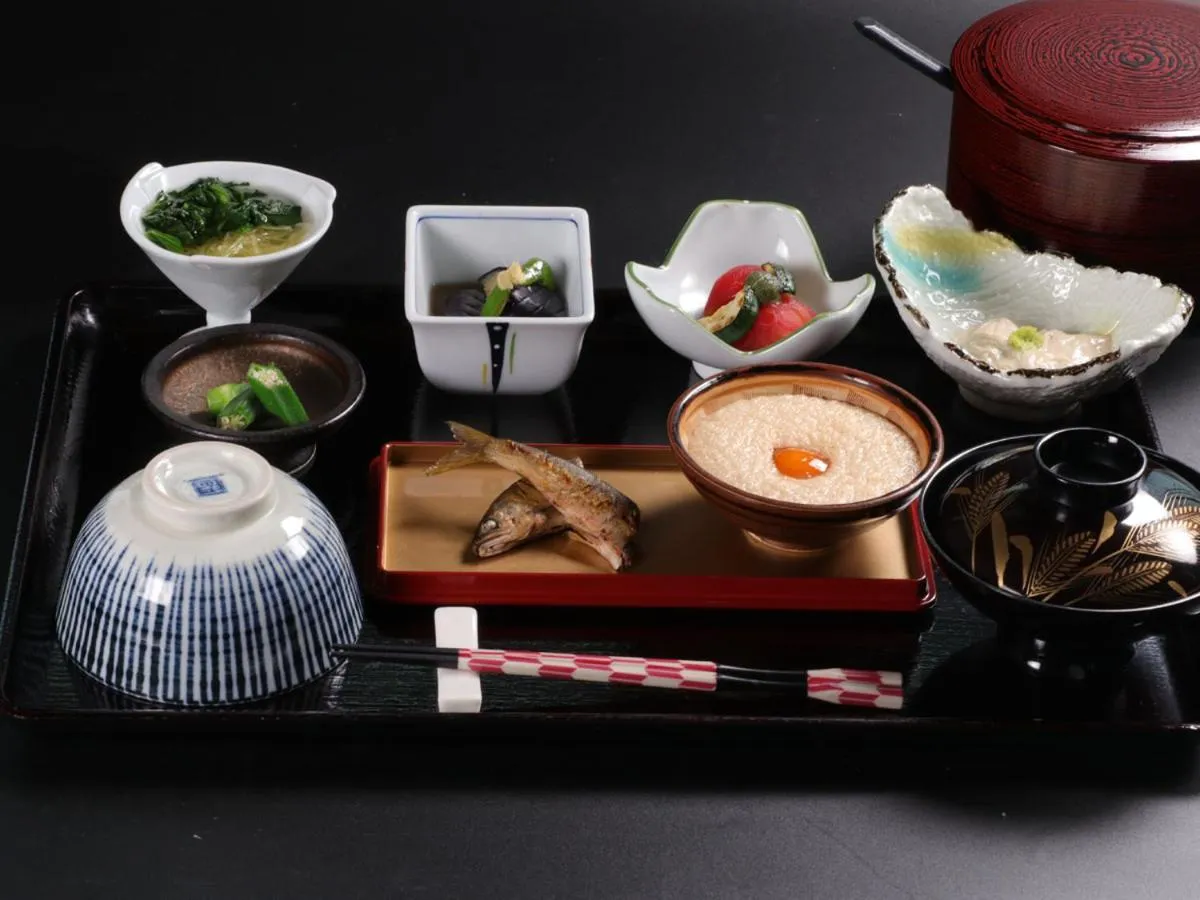 Food close-up in Minshuku Ryokan Kawai