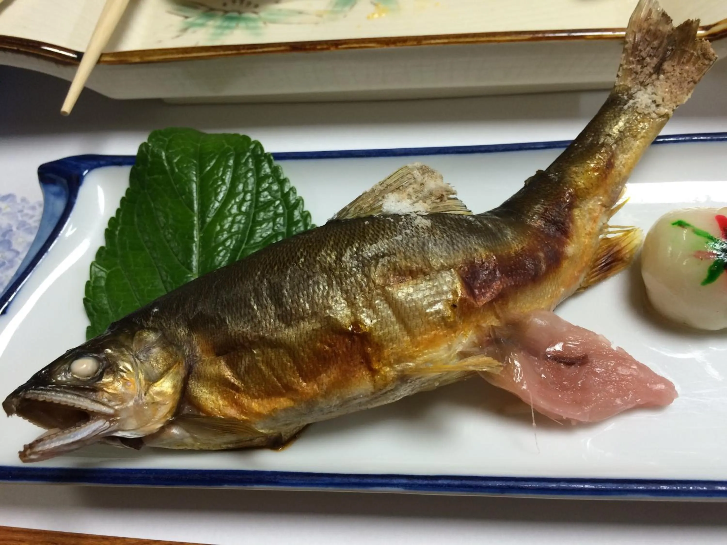 Food close-up in Minshuku Ryokan Kawai