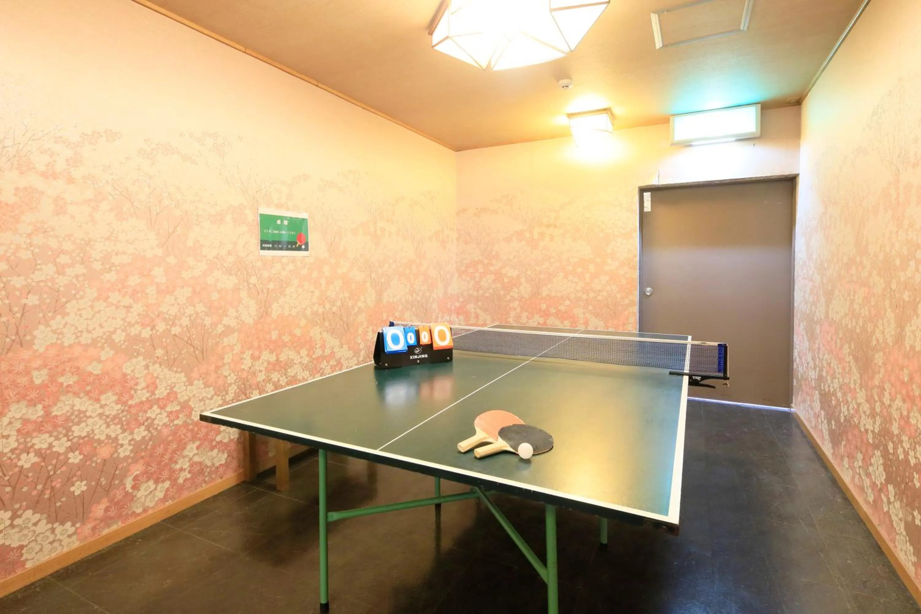 Table tennis in Yutorelo Toyako