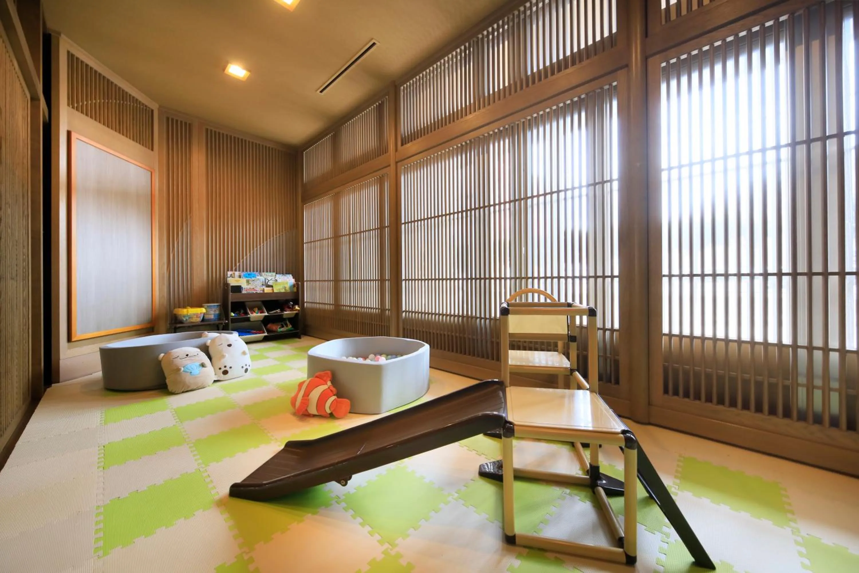 Children play ground in Yutorelo Toyako