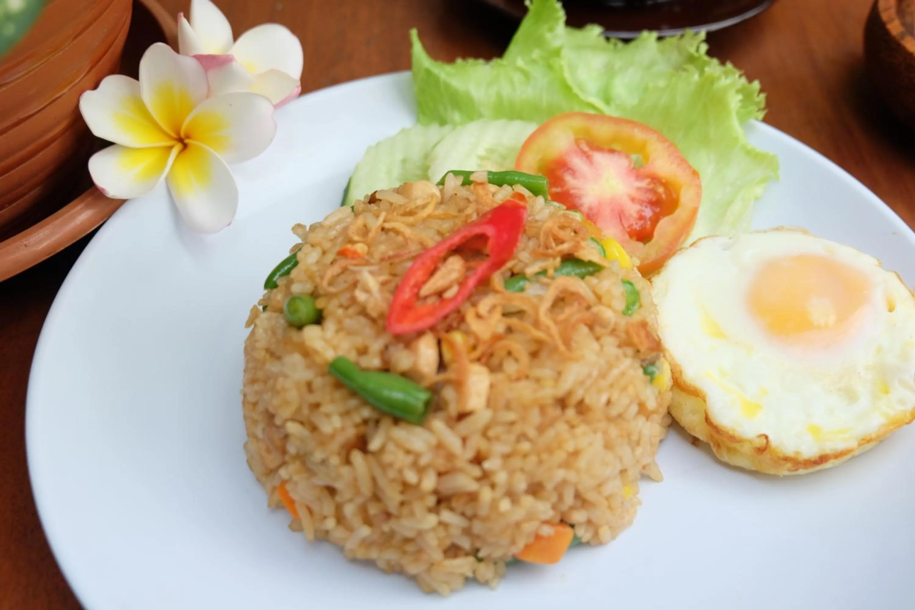 Asian breakfast in D'Pande Kuta