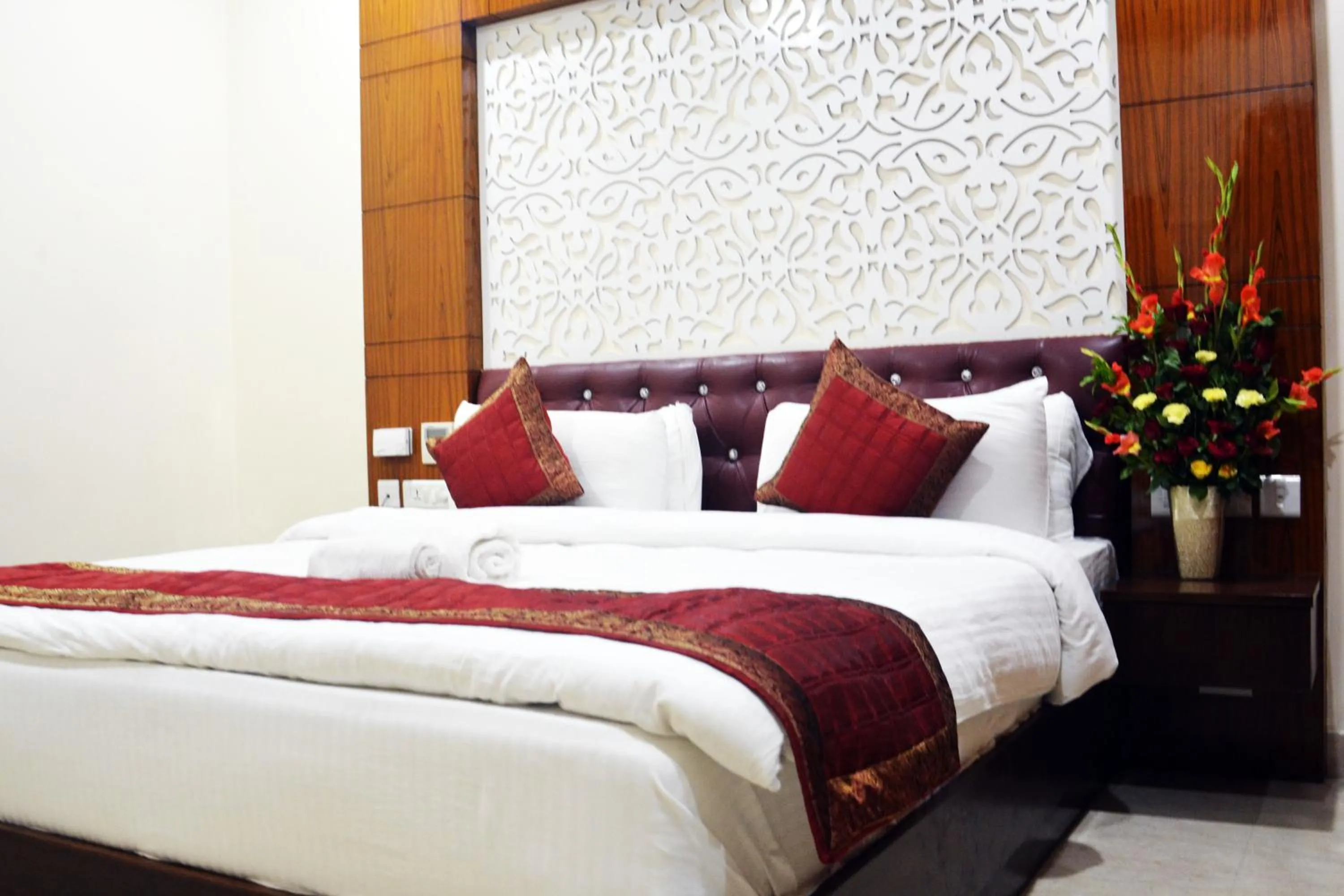 Bedroom, Bed in Trinity Corporate Udyog Vihar