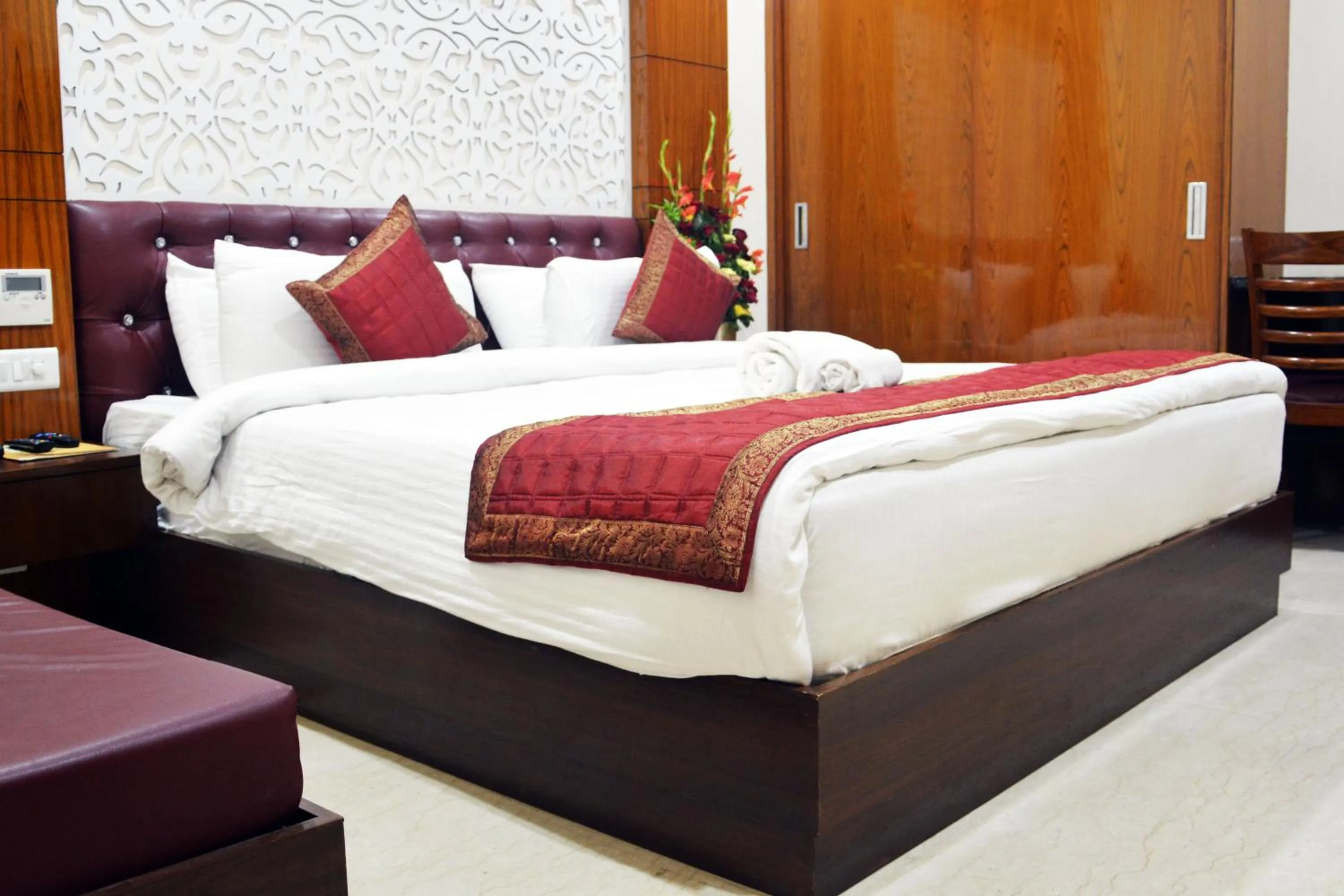 Bedroom, Bed in Trinity Corporate Udyog Vihar