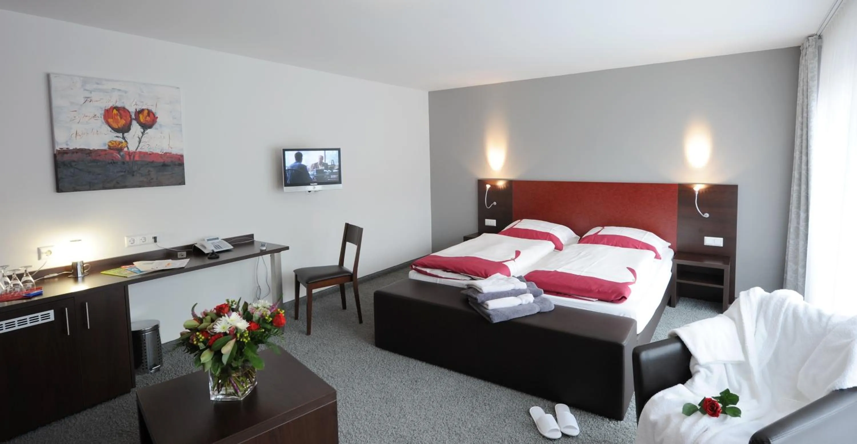 Photo of the whole room, Bed in Landhotel Gasthof Krone