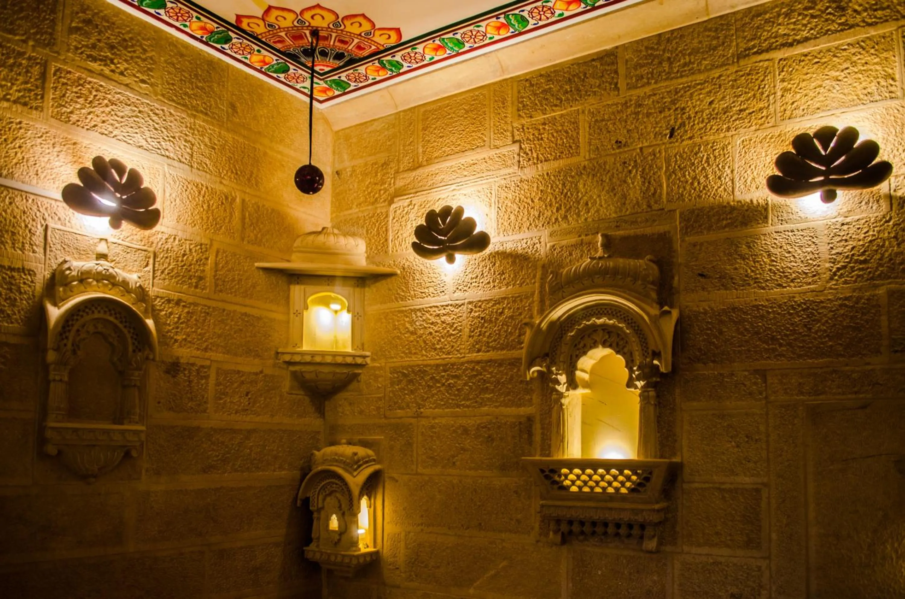 Decorative detail in Fort Villa