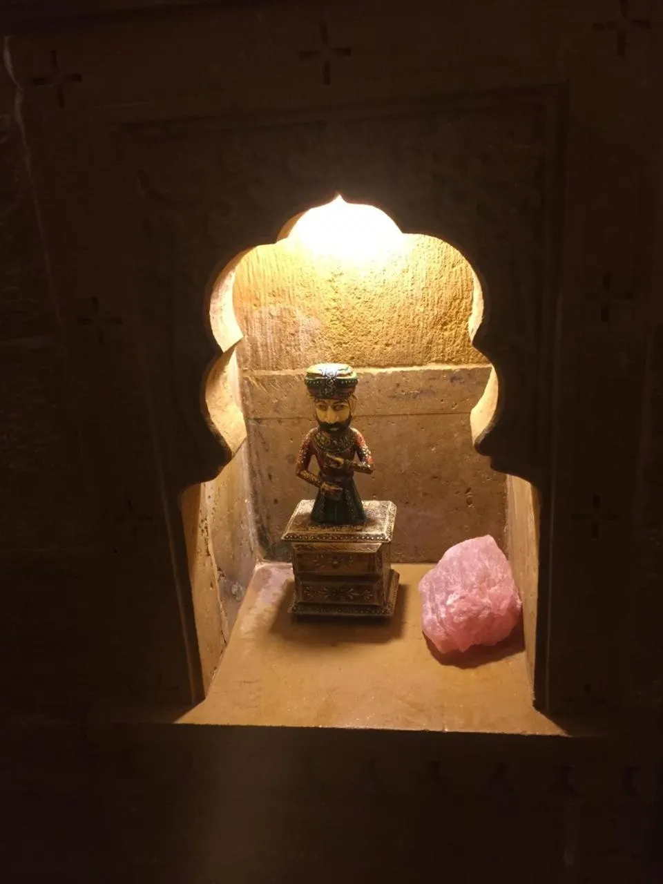 Decorative detail in Fort Villa