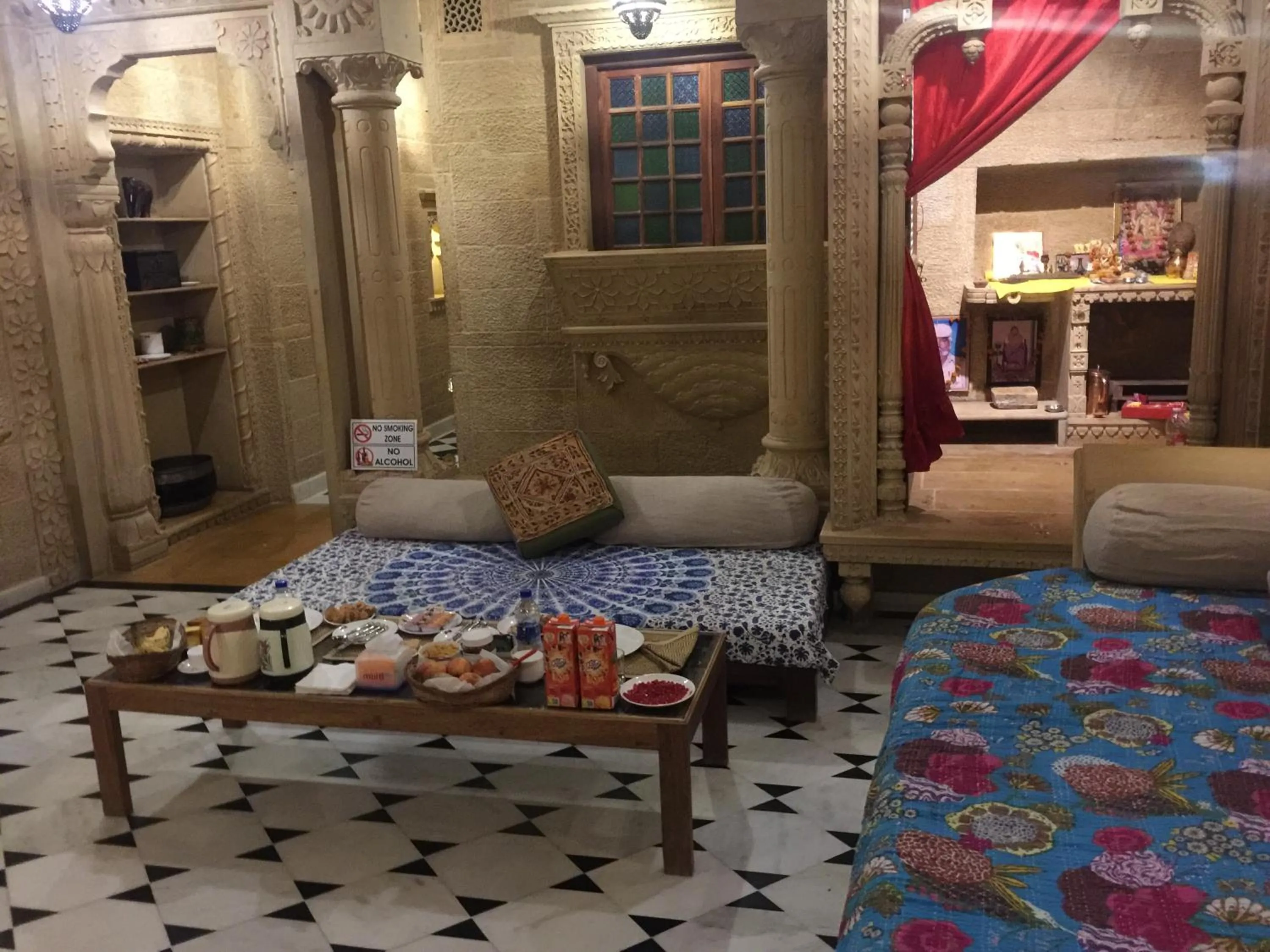 Lobby or reception, Bed in Fort Villa