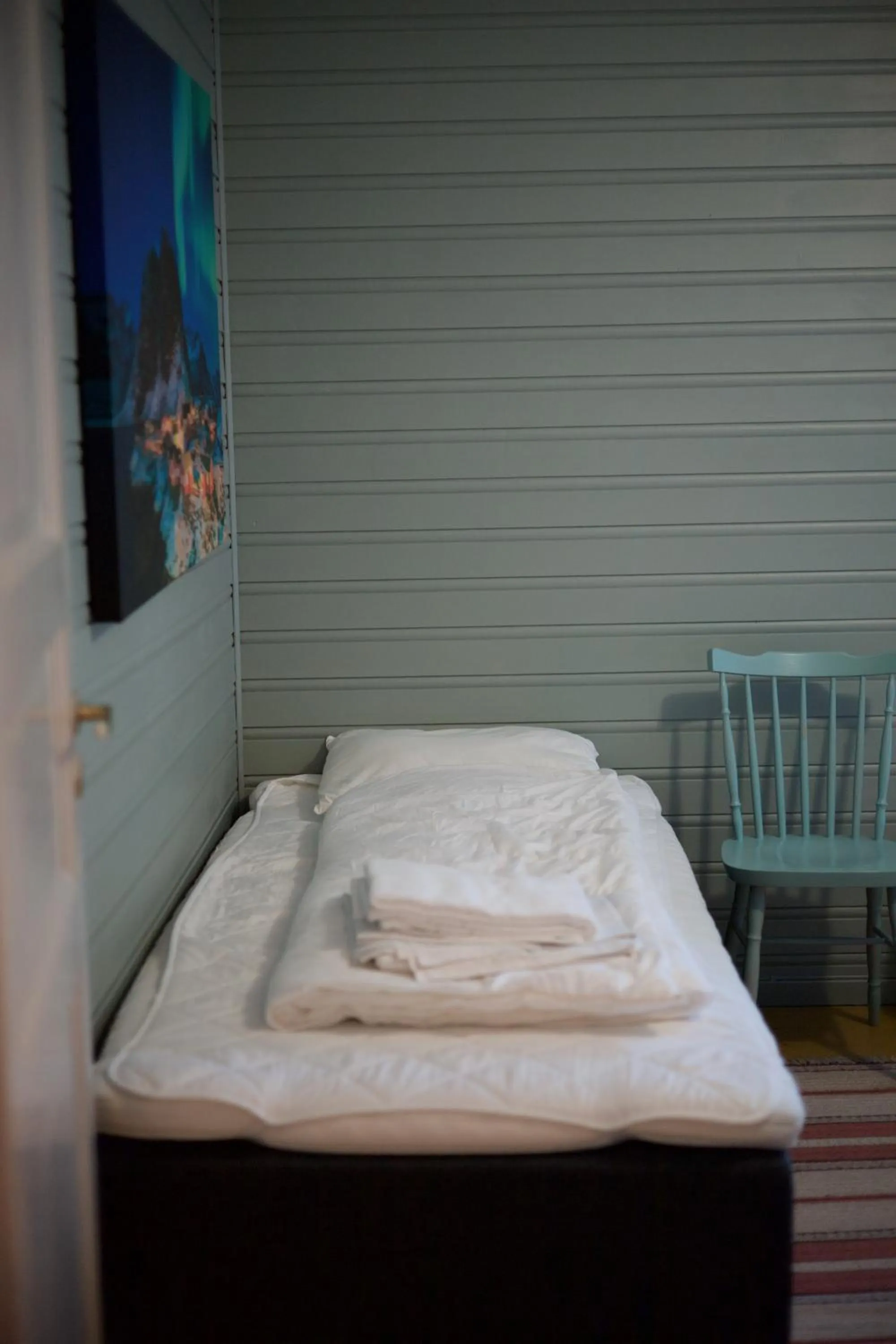 Bed in Lydersen Rorbuer Budget Hostel & Private Apartments