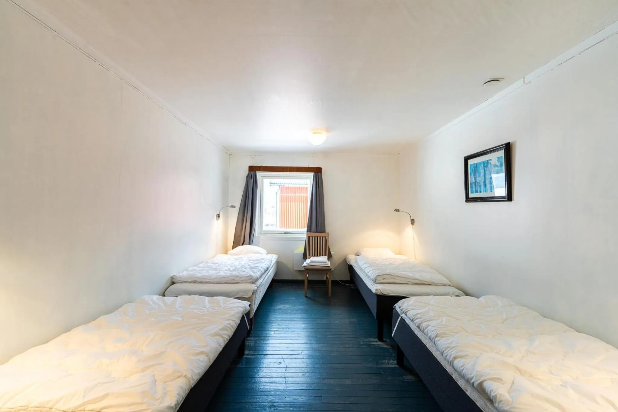 Bed in Lydersen Rorbuer Budget Hostel & Private Apartments