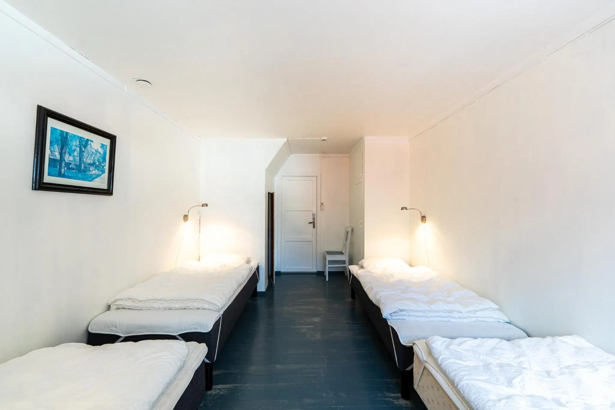 Bed in Lydersen Rorbuer Budget Hostel & Private Apartments
