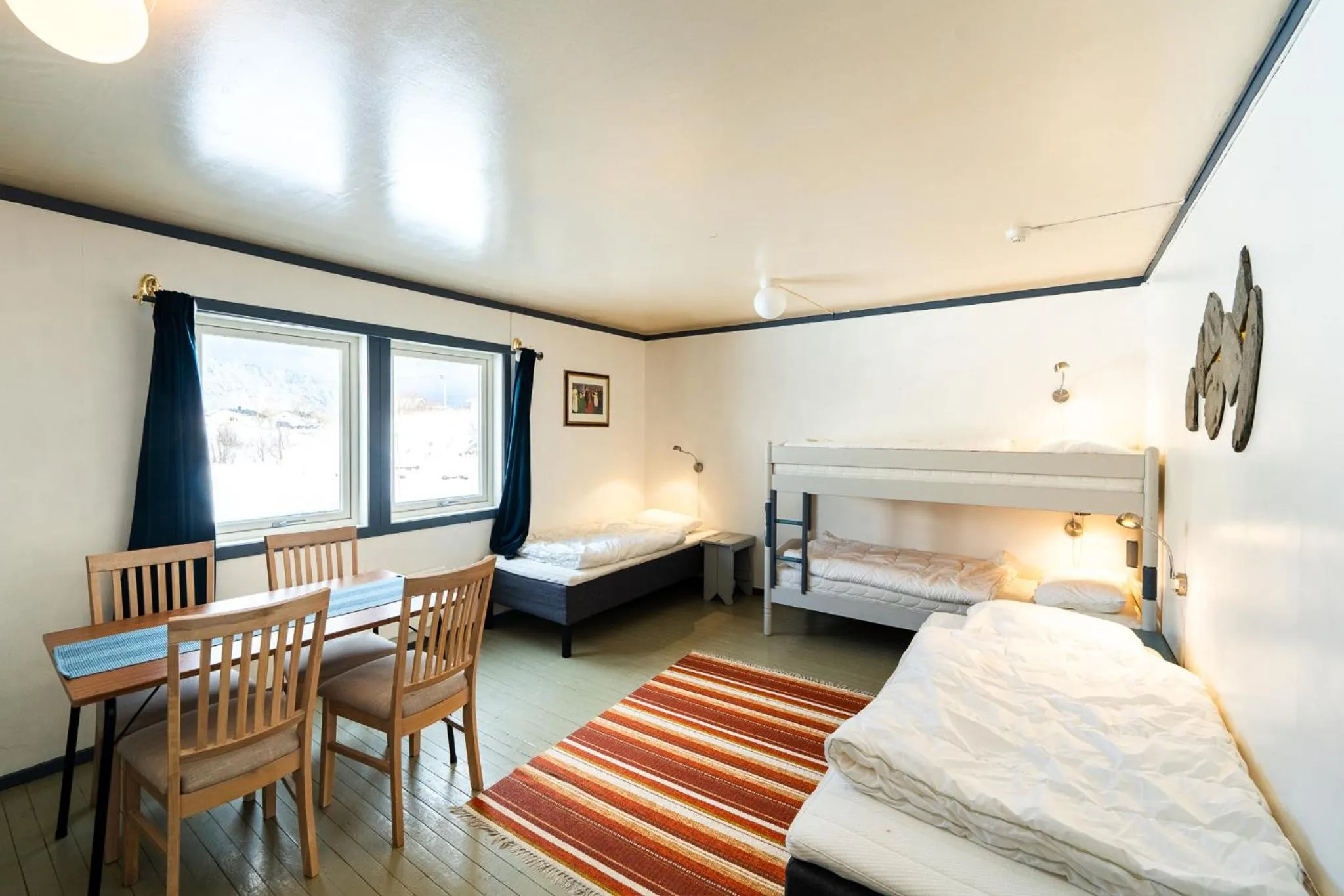 Bed in Lydersen Rorbuer Budget Hostel & Private Apartments
