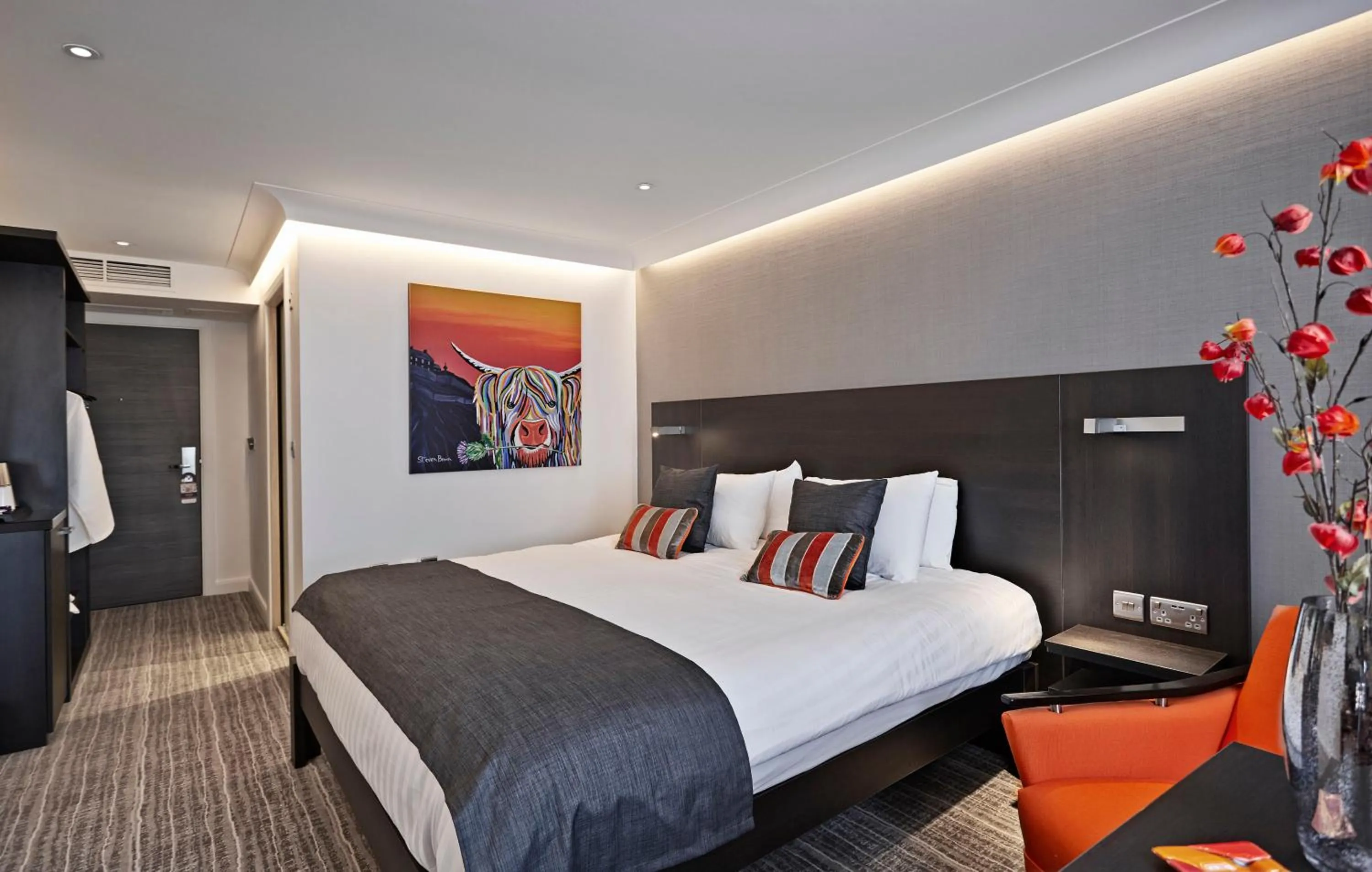 Bed in The Old Palace Lodge