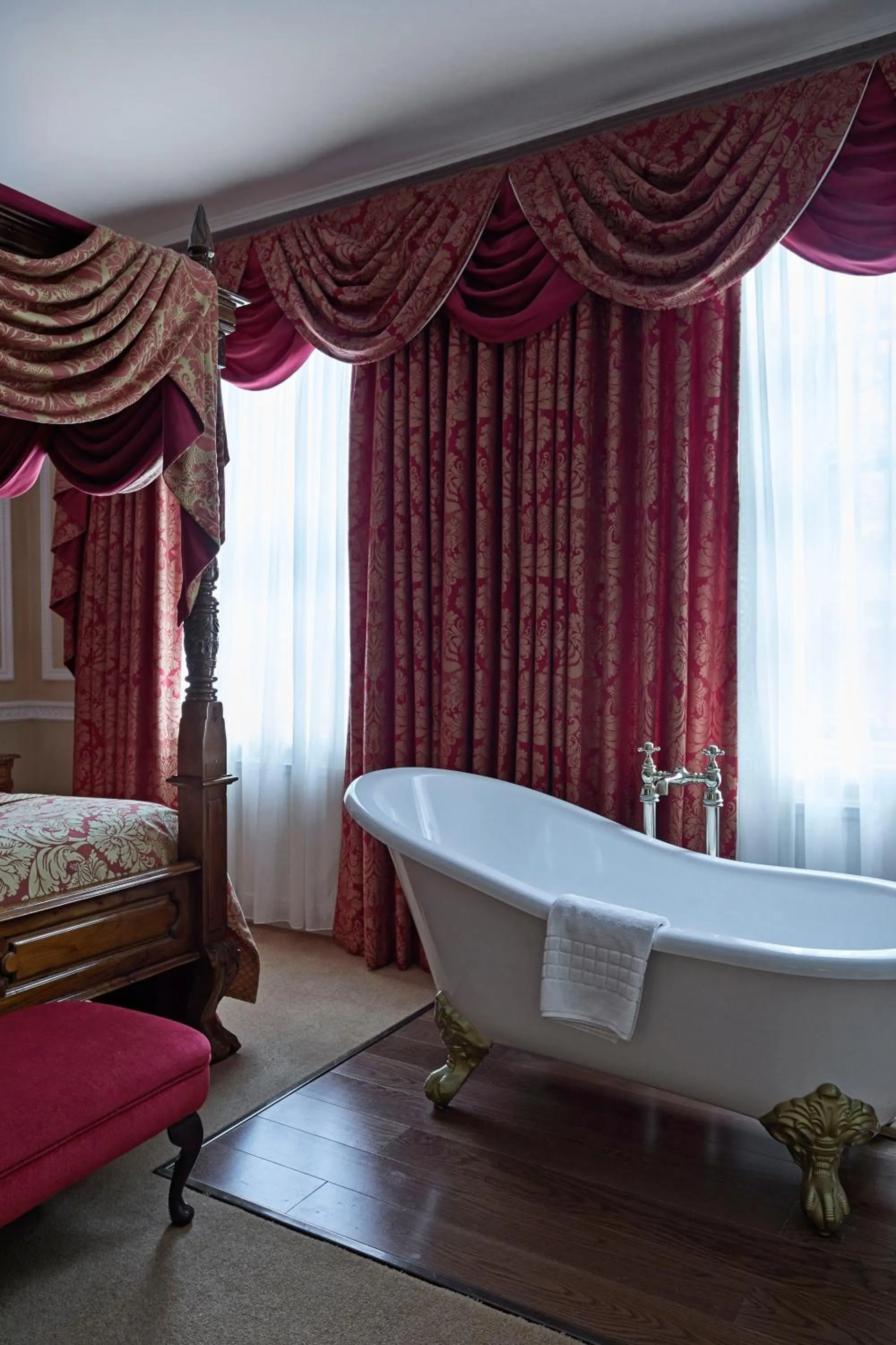 Bed in The Old Palace Lodge