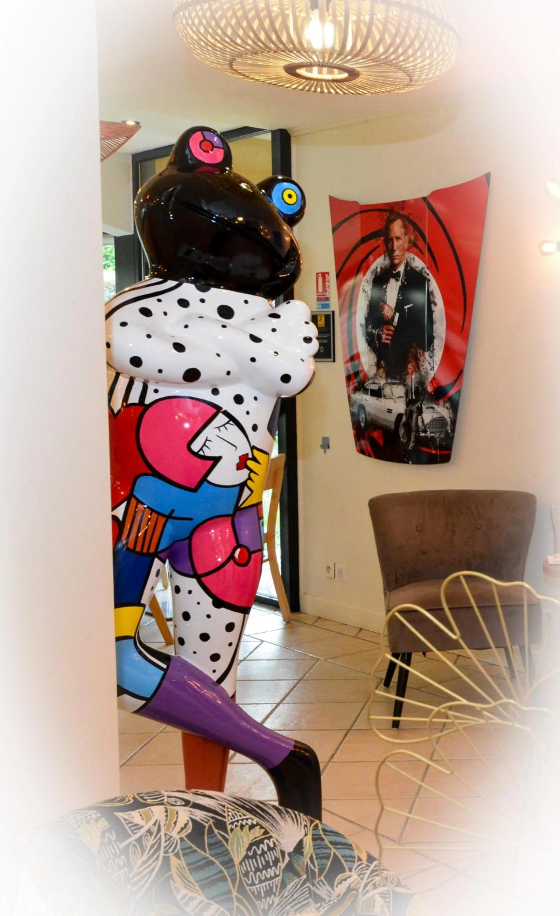 Lobby or reception in Best Western Gemenos Villa Florette