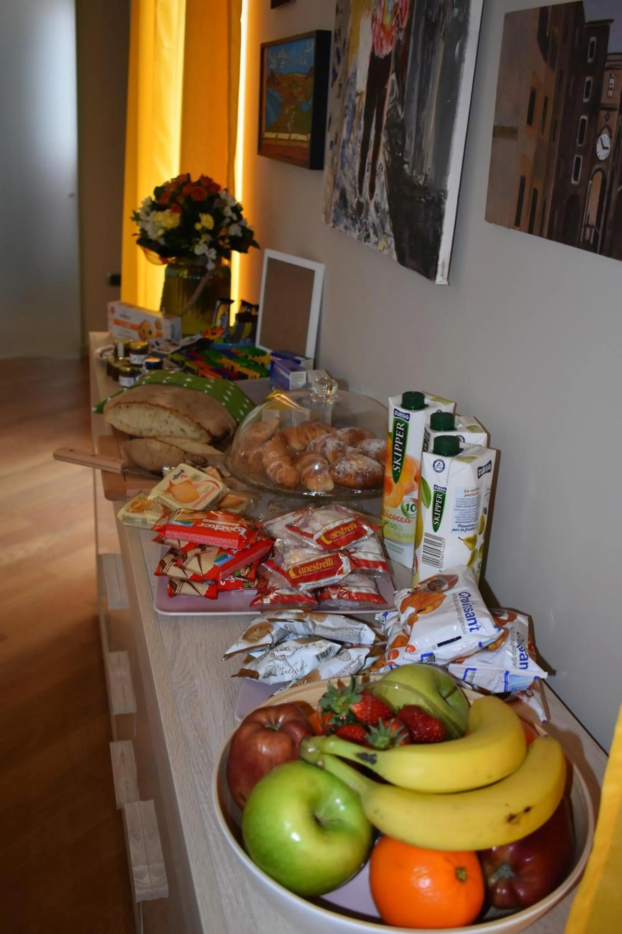 Italian breakfast in I Vicerè B&B Deluxe