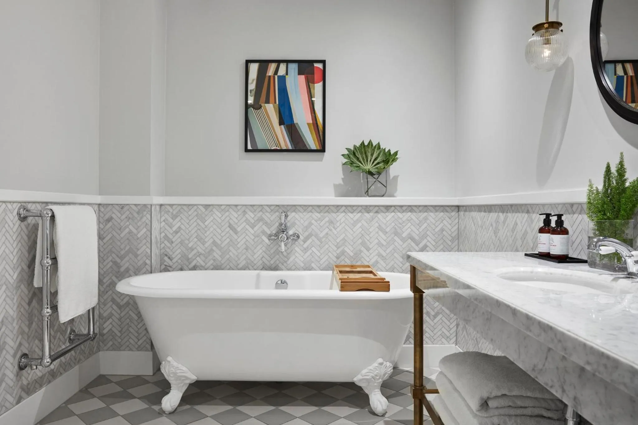 Bathroom in Kimpton Charlotte Square by IHG