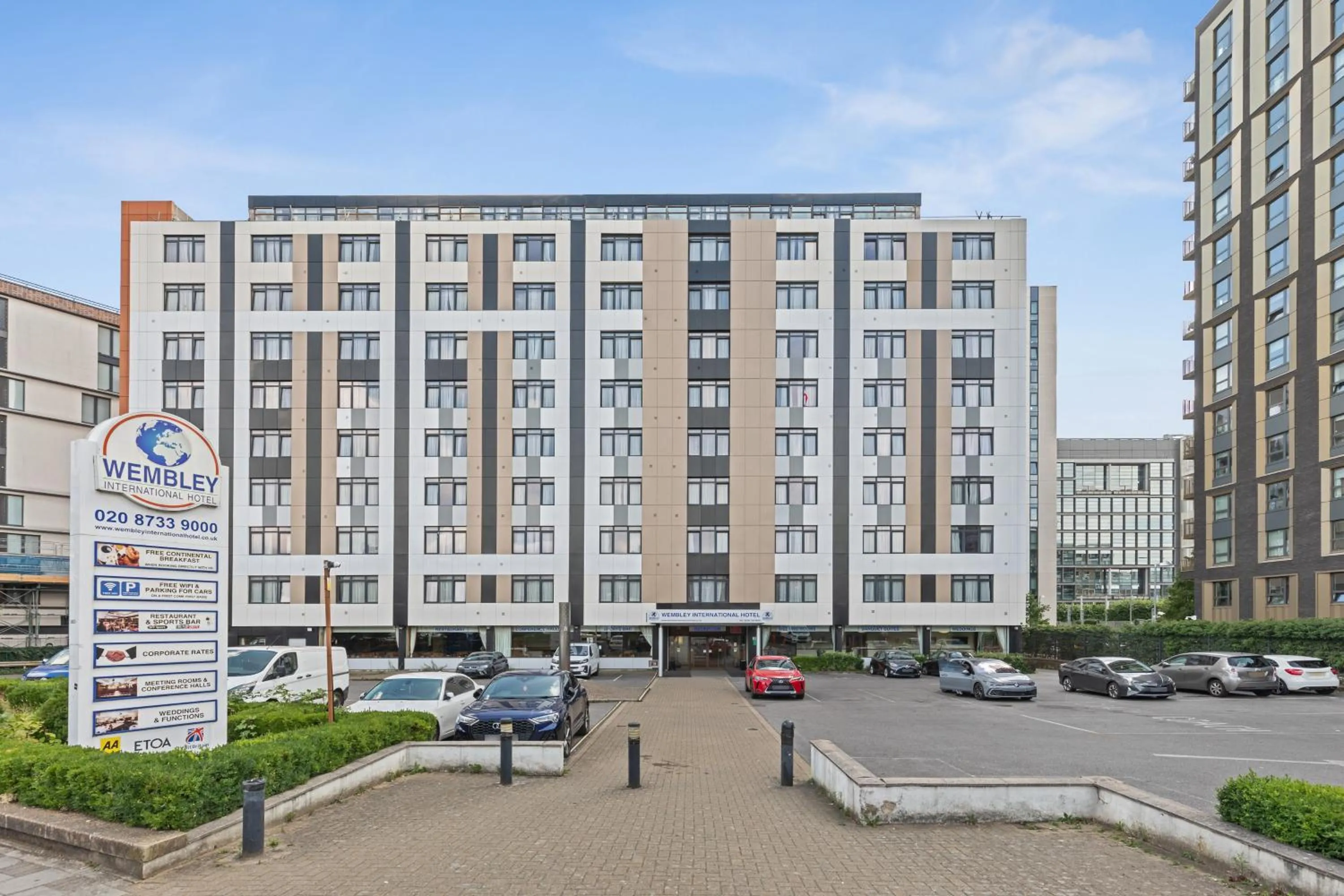 Property building in London - Wembley International Hotel