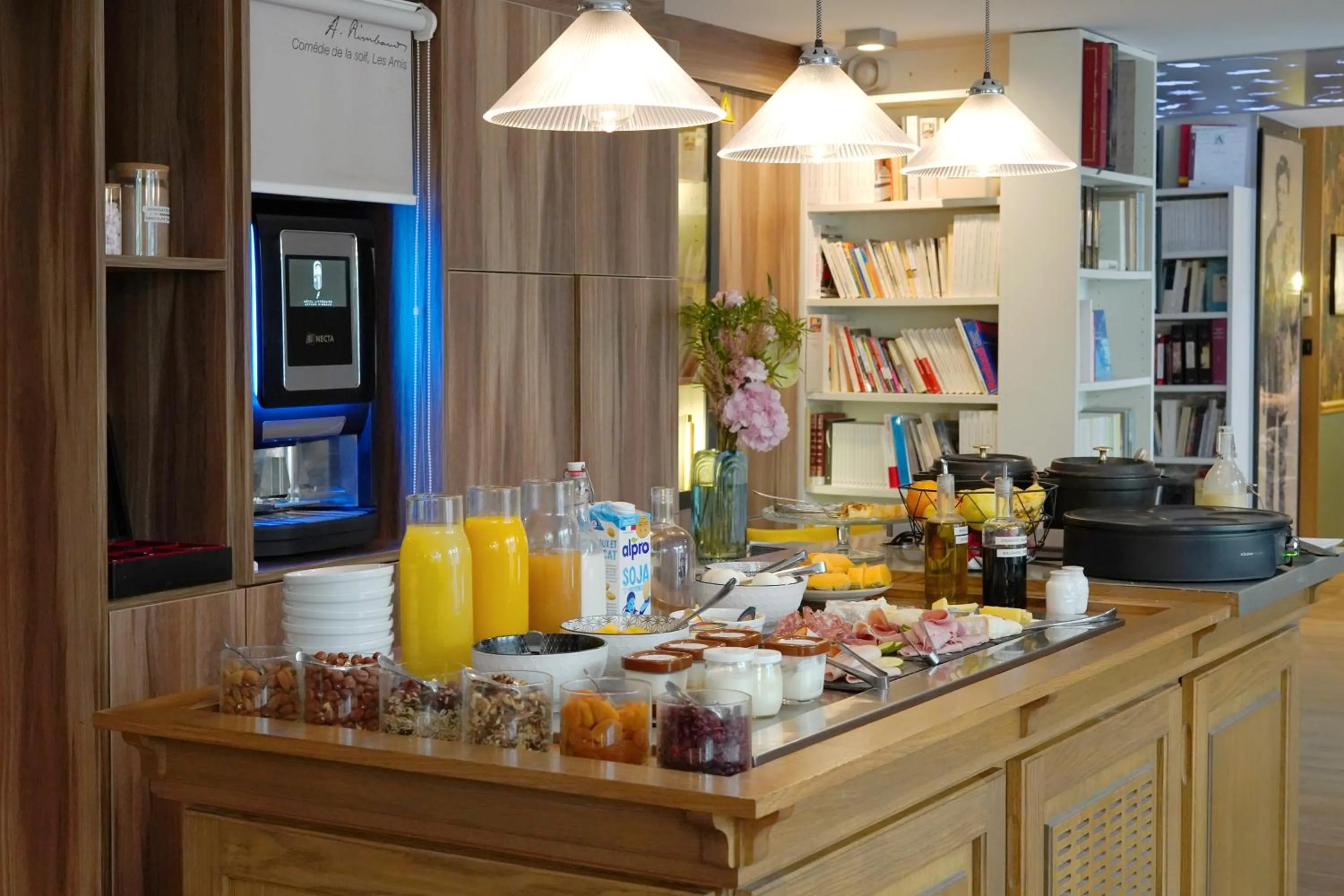 Buffet breakfast in Hôtel Littéraire Arthur Rimbaud, BW Signature Collection