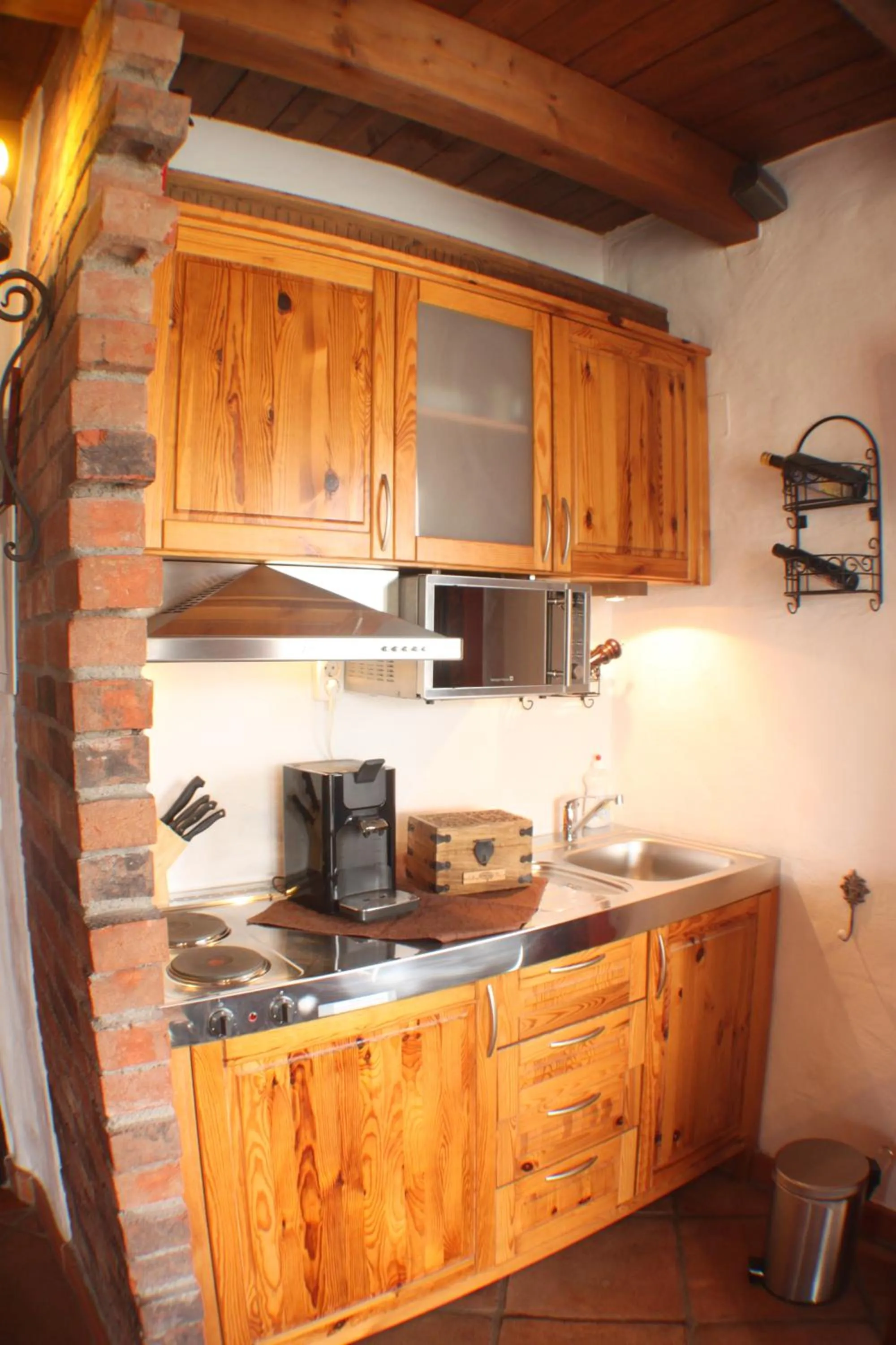 Kitchen or kitchenette in Hazienda Apartmenthotel - Für ein paar Tage oder monatelang