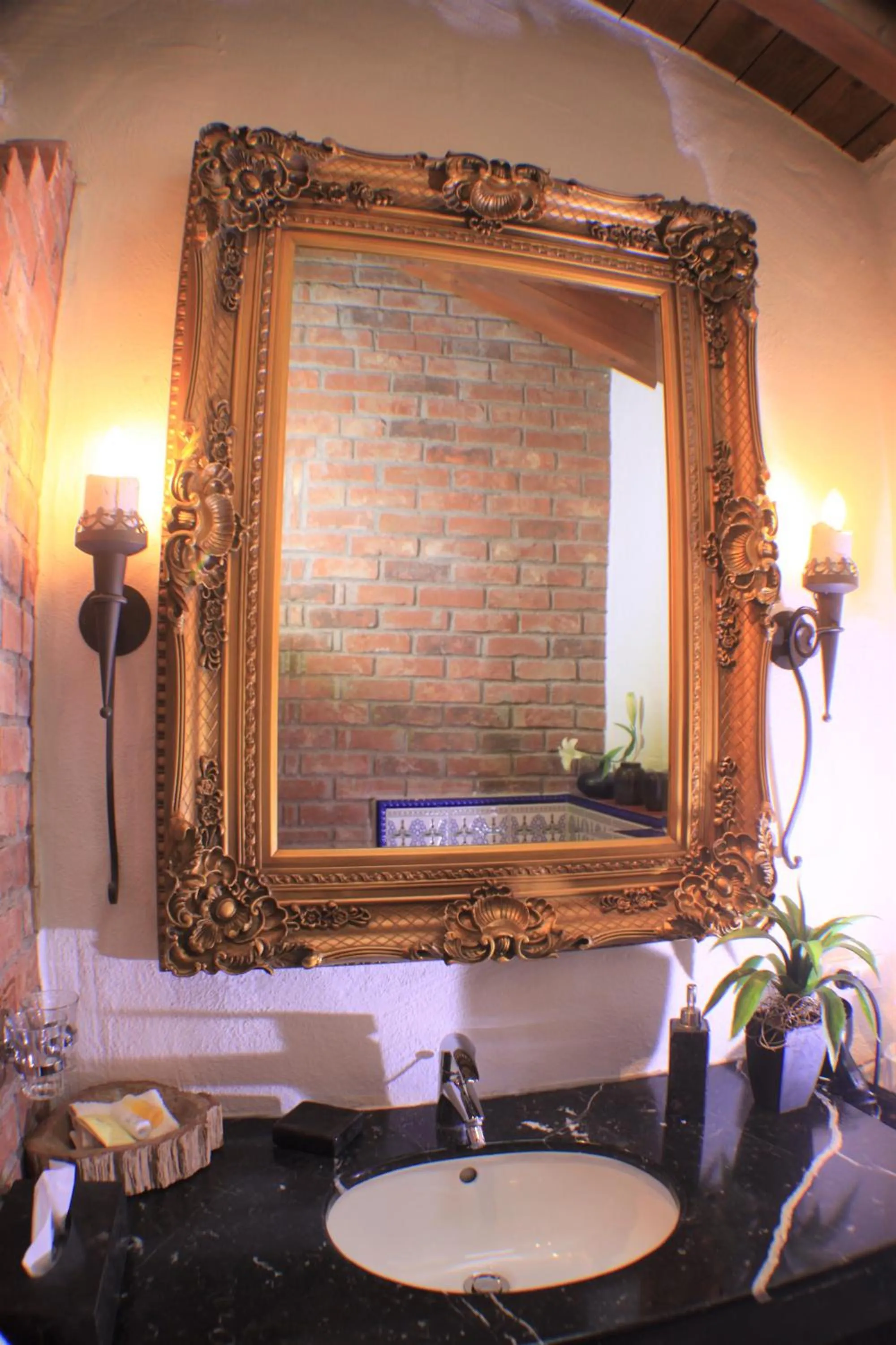 Bathroom in Hazienda Apartmenthotel - Für ein paar Tage oder monatelang