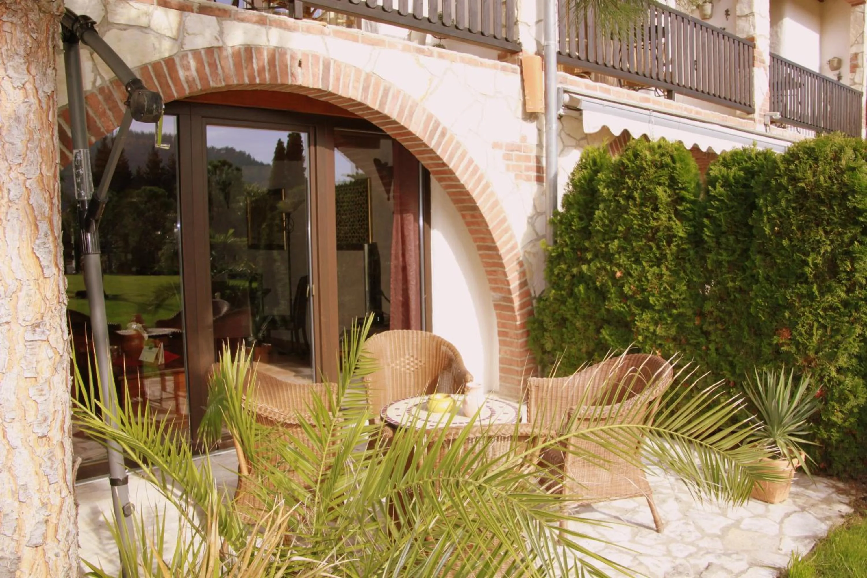 Balcony/Terrace in Hazienda Apartmenthotel - Für ein paar Tage oder monatelang
