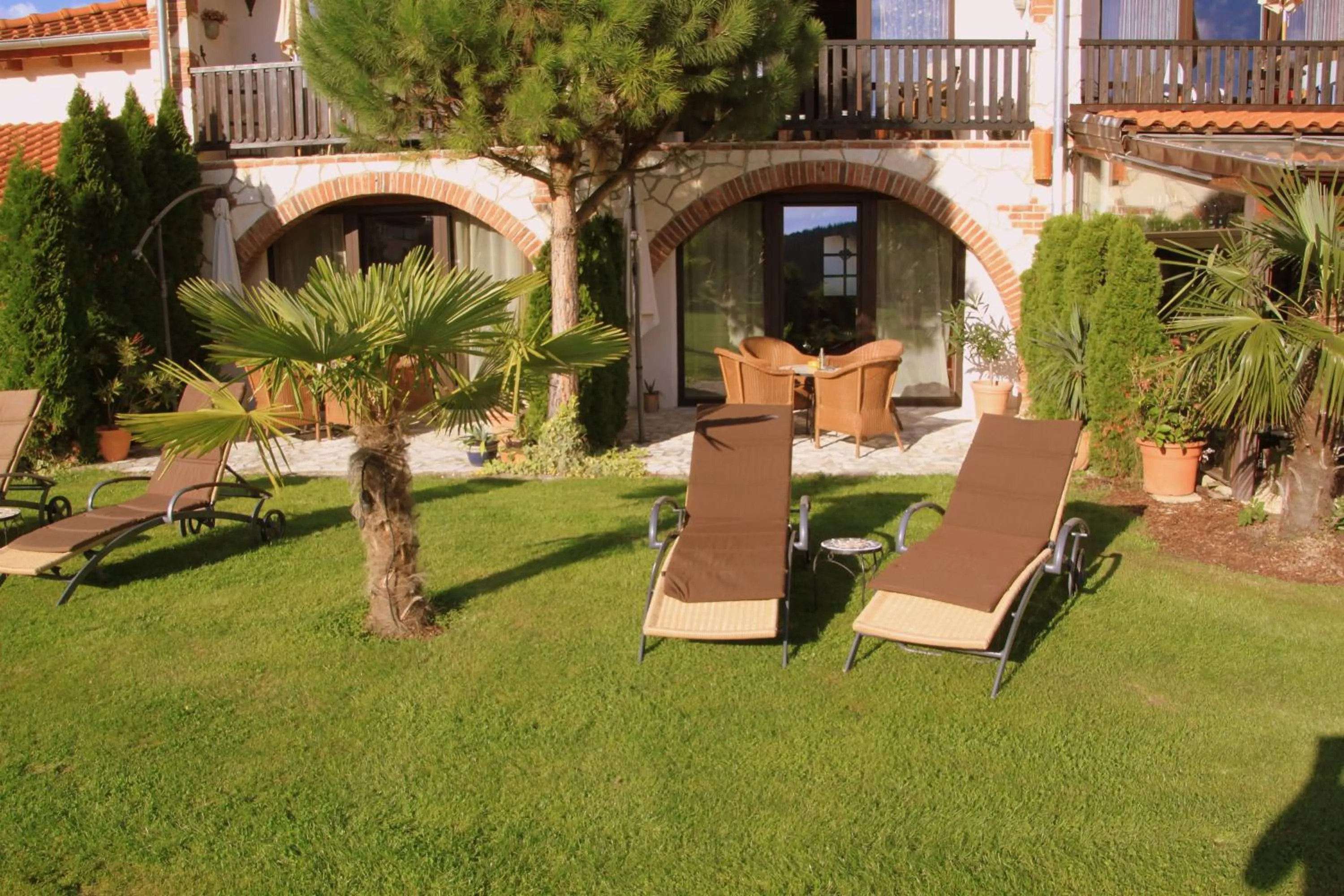 Balcony/Terrace in Hazienda Apartmenthotel - Für ein paar Tage oder monatelang