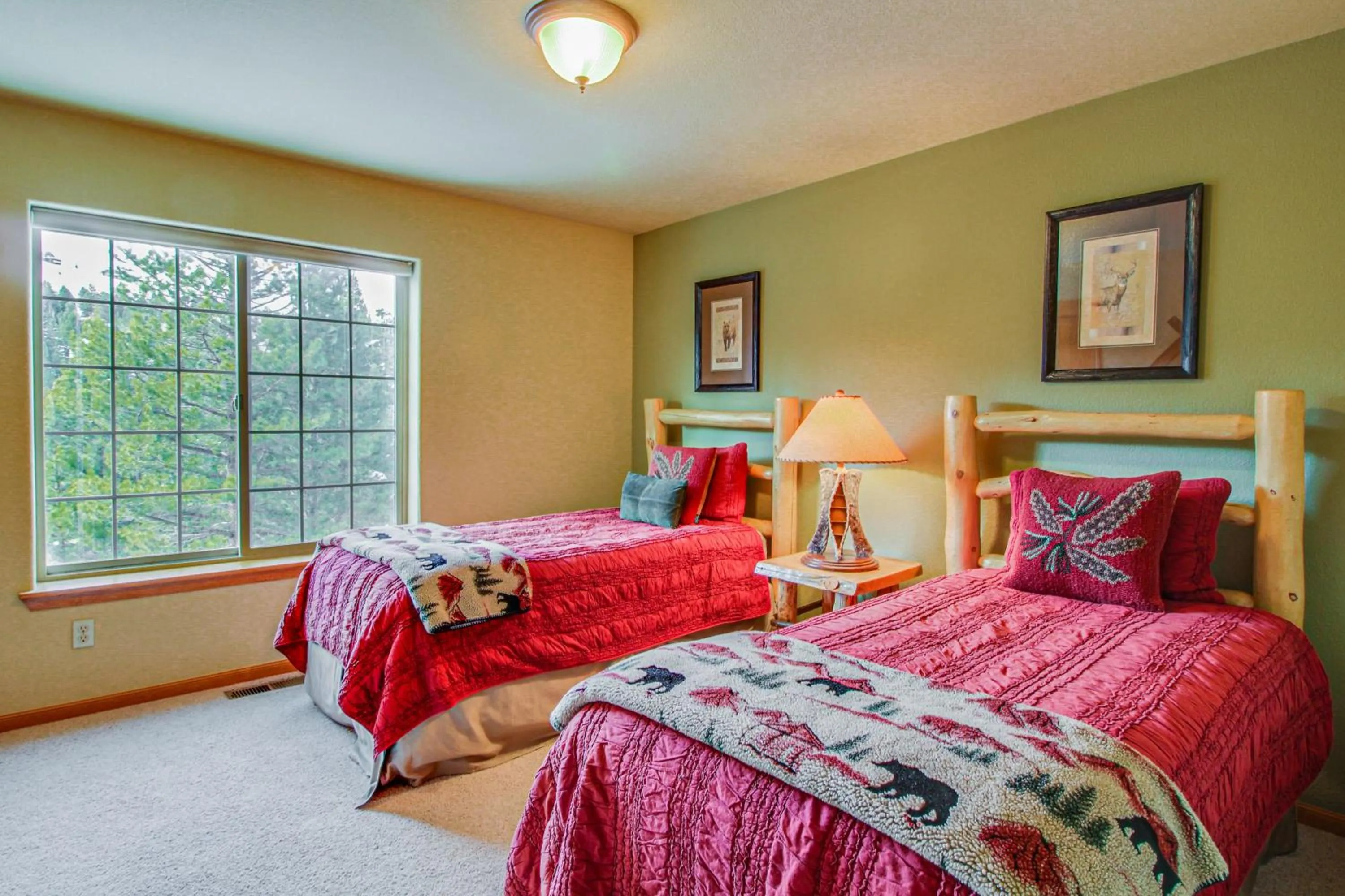 Bed in Hillside View Home