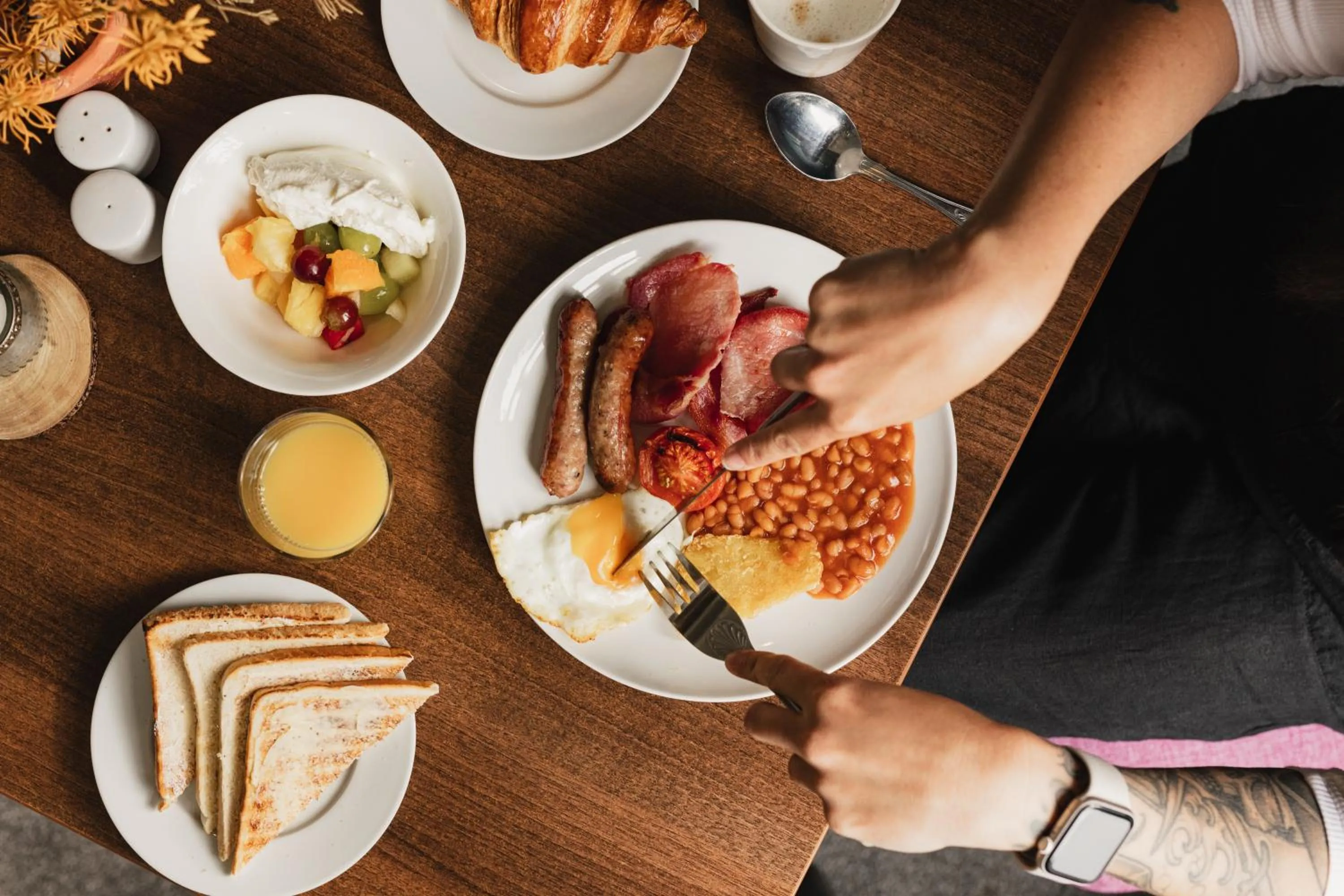 Food and drinks in George Hotel