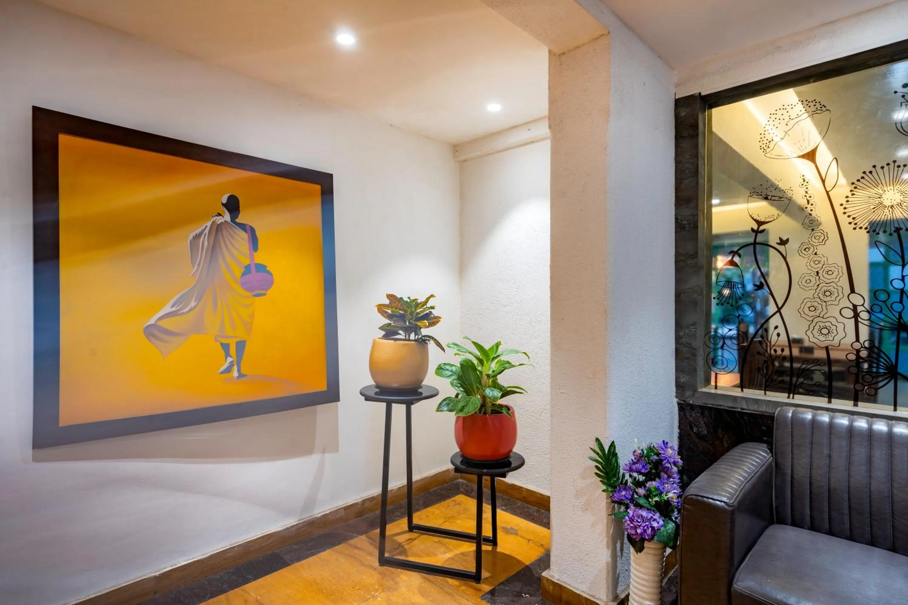 Decorative detail in StayBird - Icon Bliss, An Apartment Hotel, Kharadi