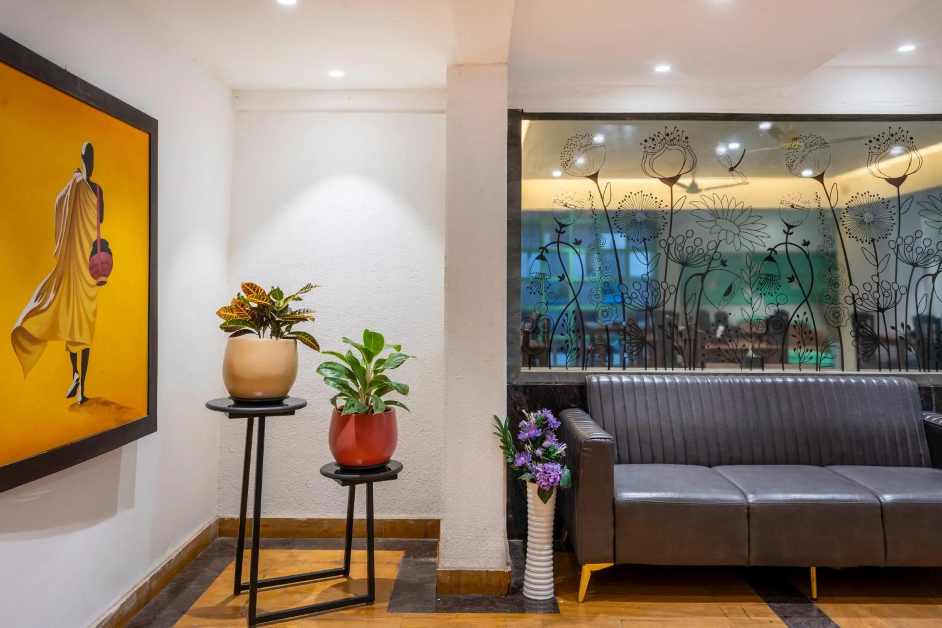 Living room in StayBird - Icon Bliss, An Apartment Hotel, Kharadi