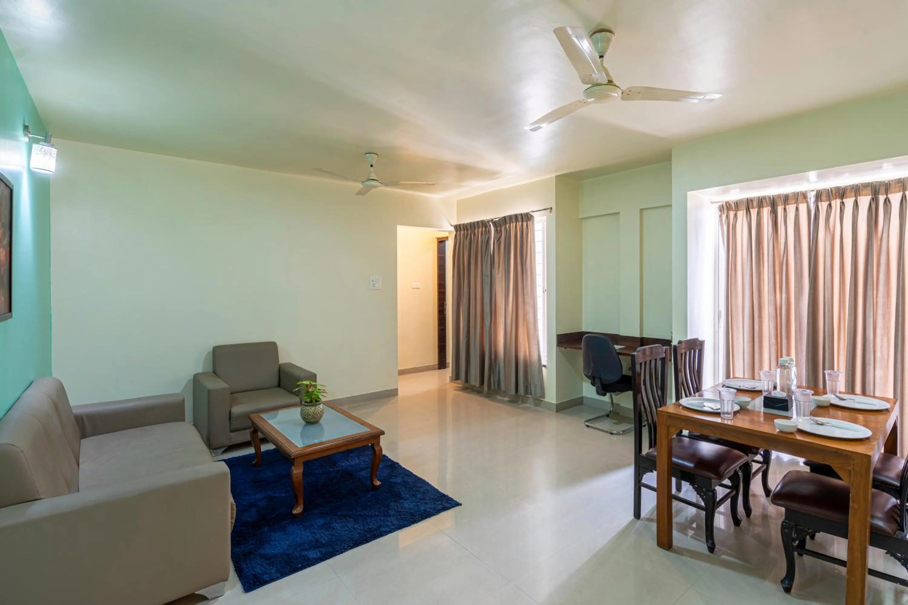 Living room in StayBird - Icon Bliss, An Apartment Hotel, Kharadi