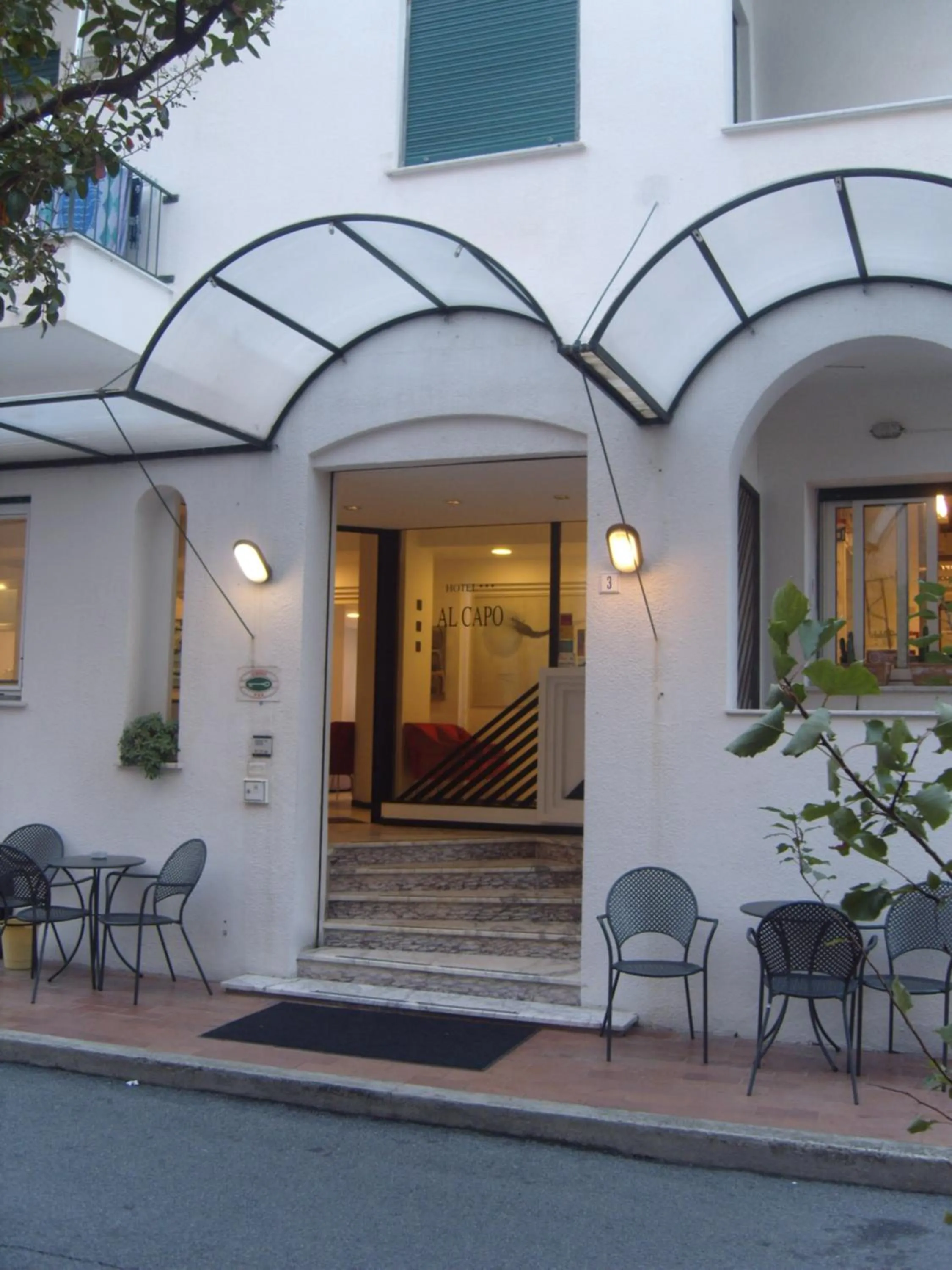 Facade/entrance in Hotel Al Capo