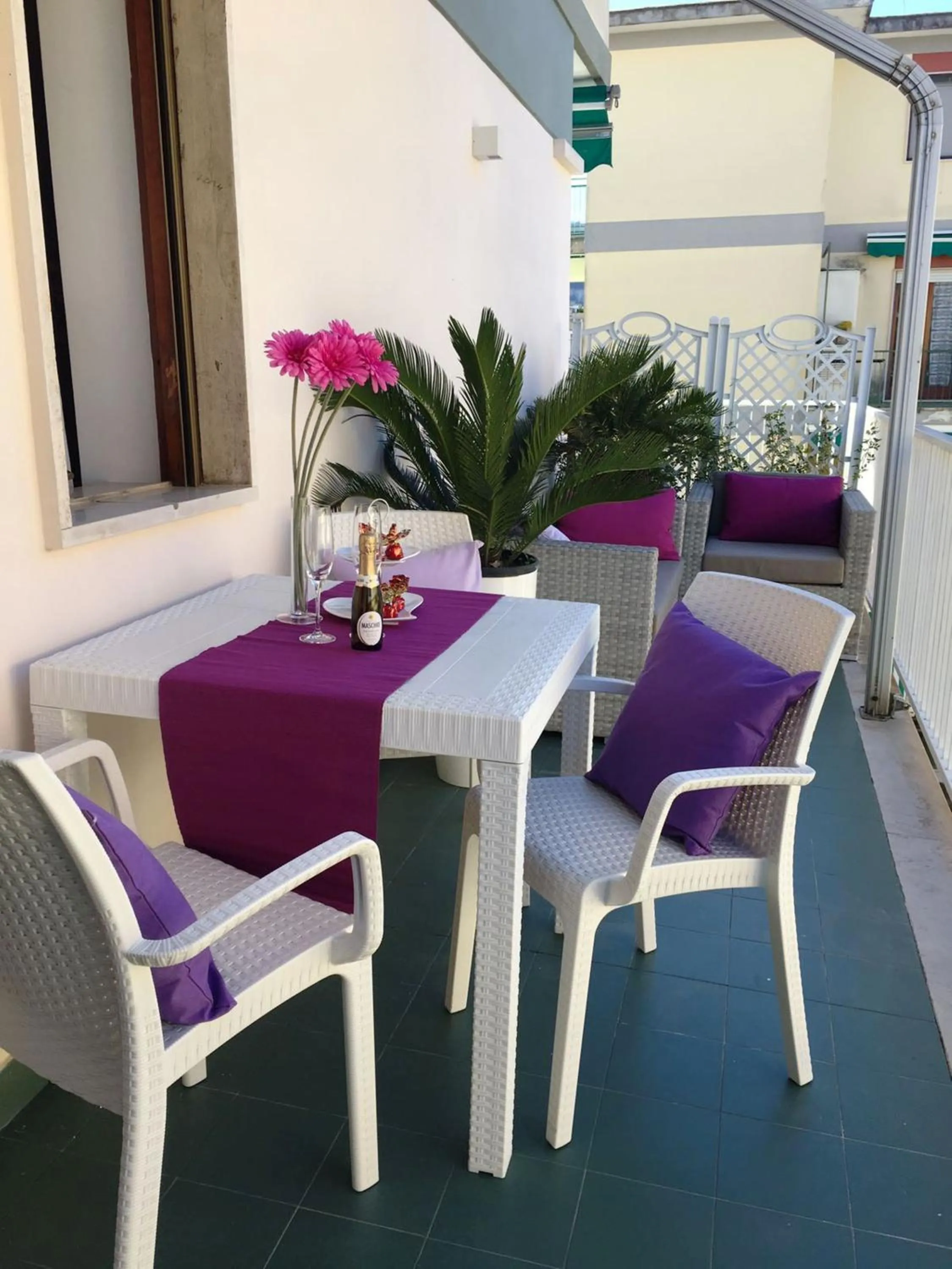 Balcony/Terrace in Al Parco II Rota B&B