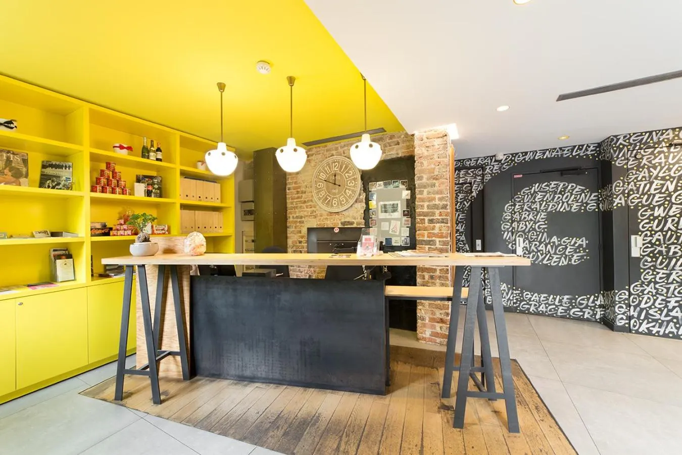 Lobby or reception in Hôtel Gaston