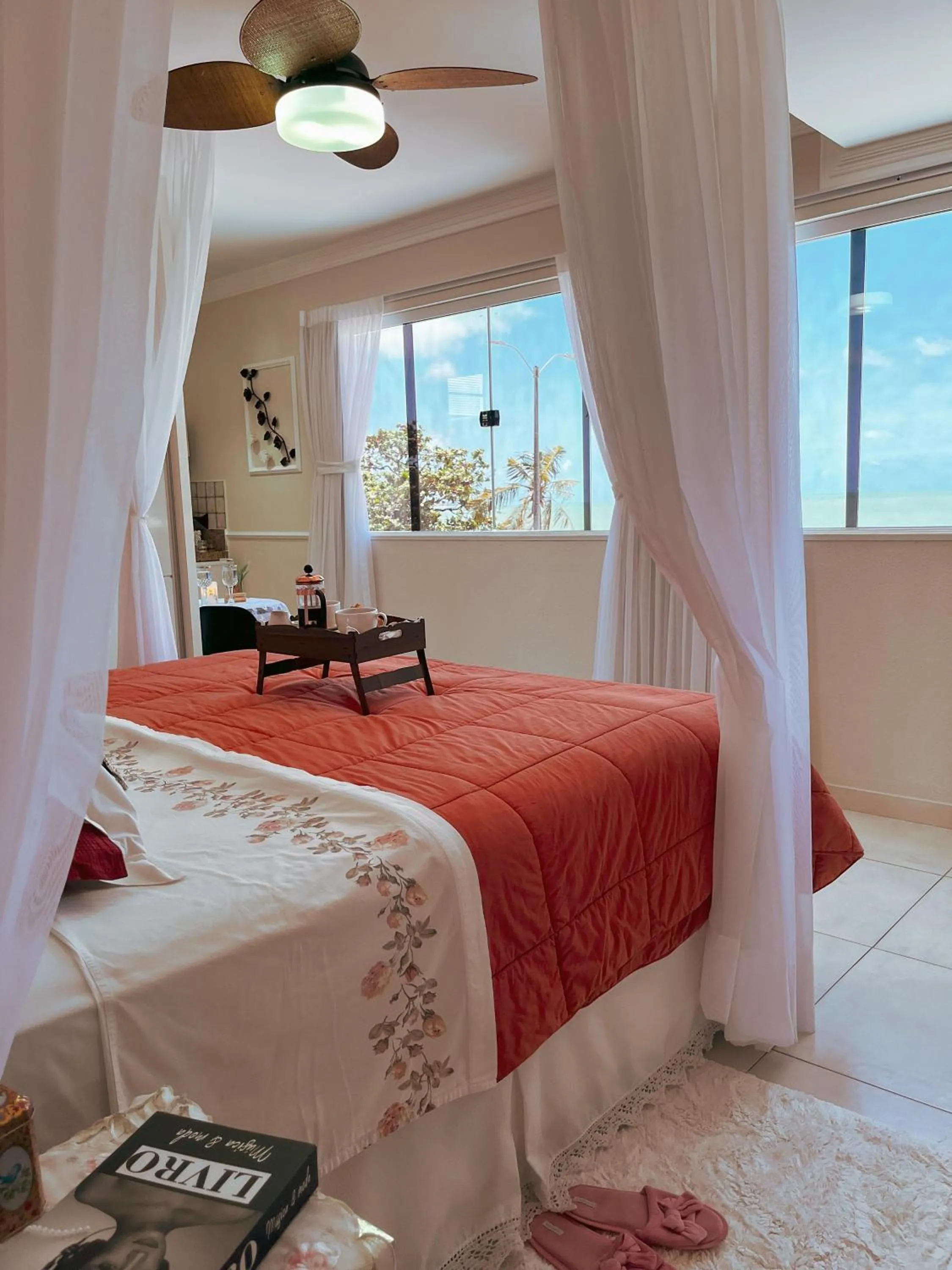 Bed in Pousada Recanto da Família