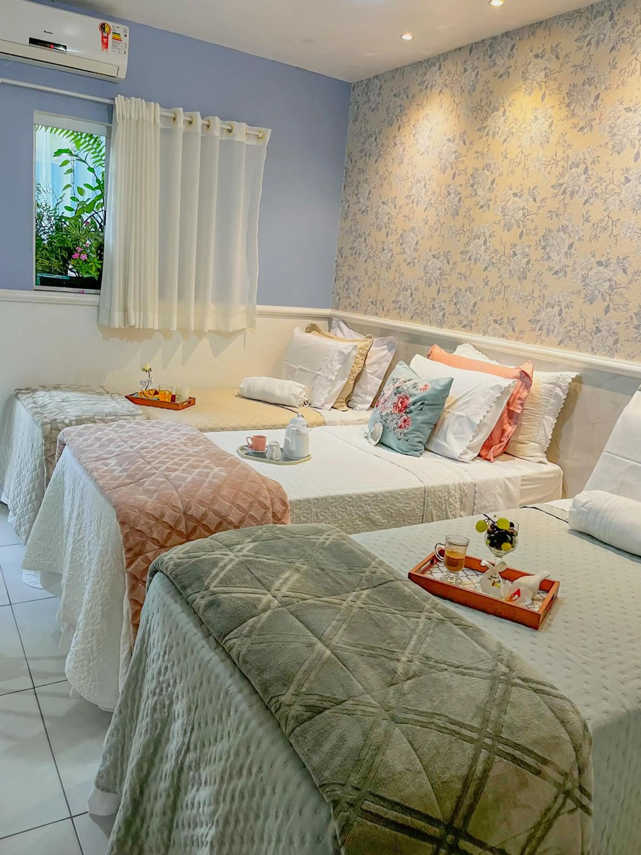 Bed in Pousada Recanto da Família