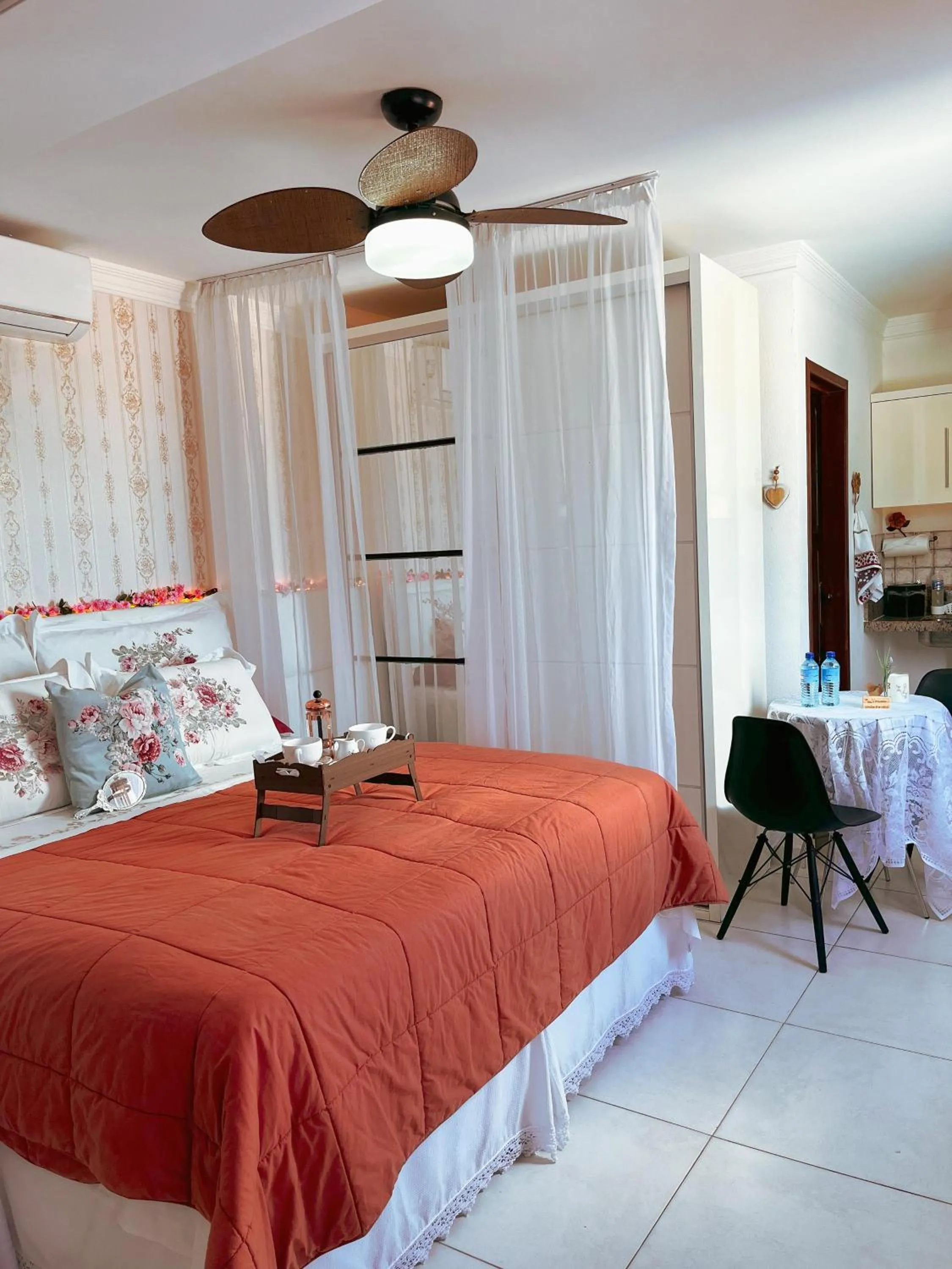 Bed in Pousada Recanto da Família