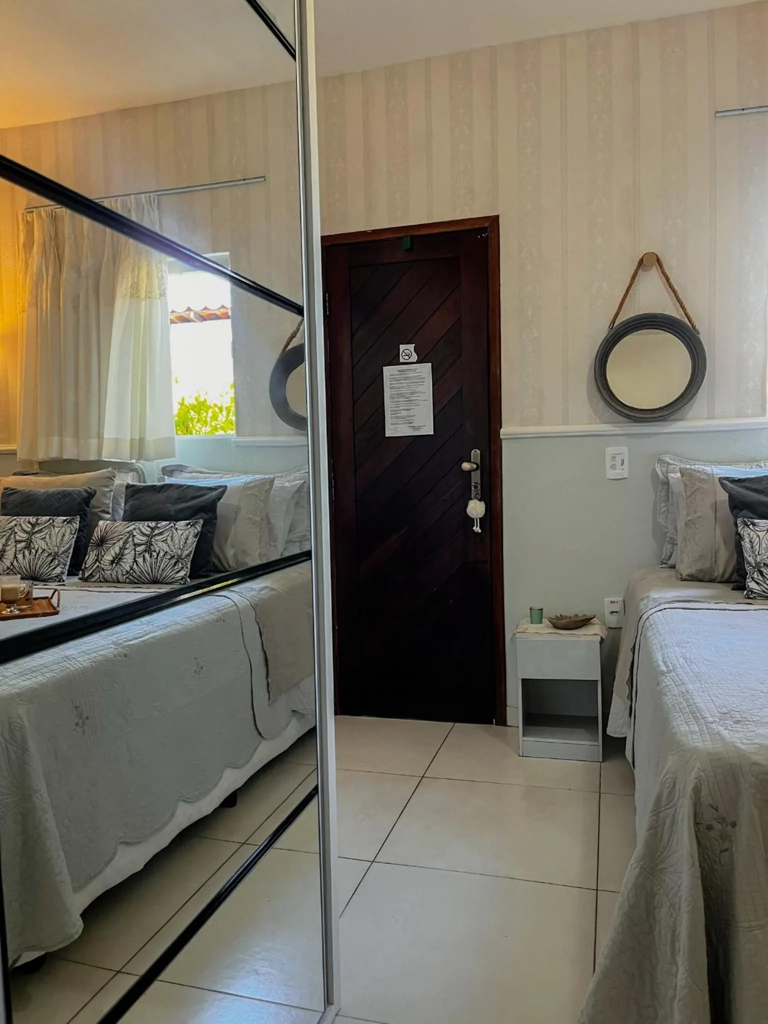 Bed in Pousada Recanto da Família