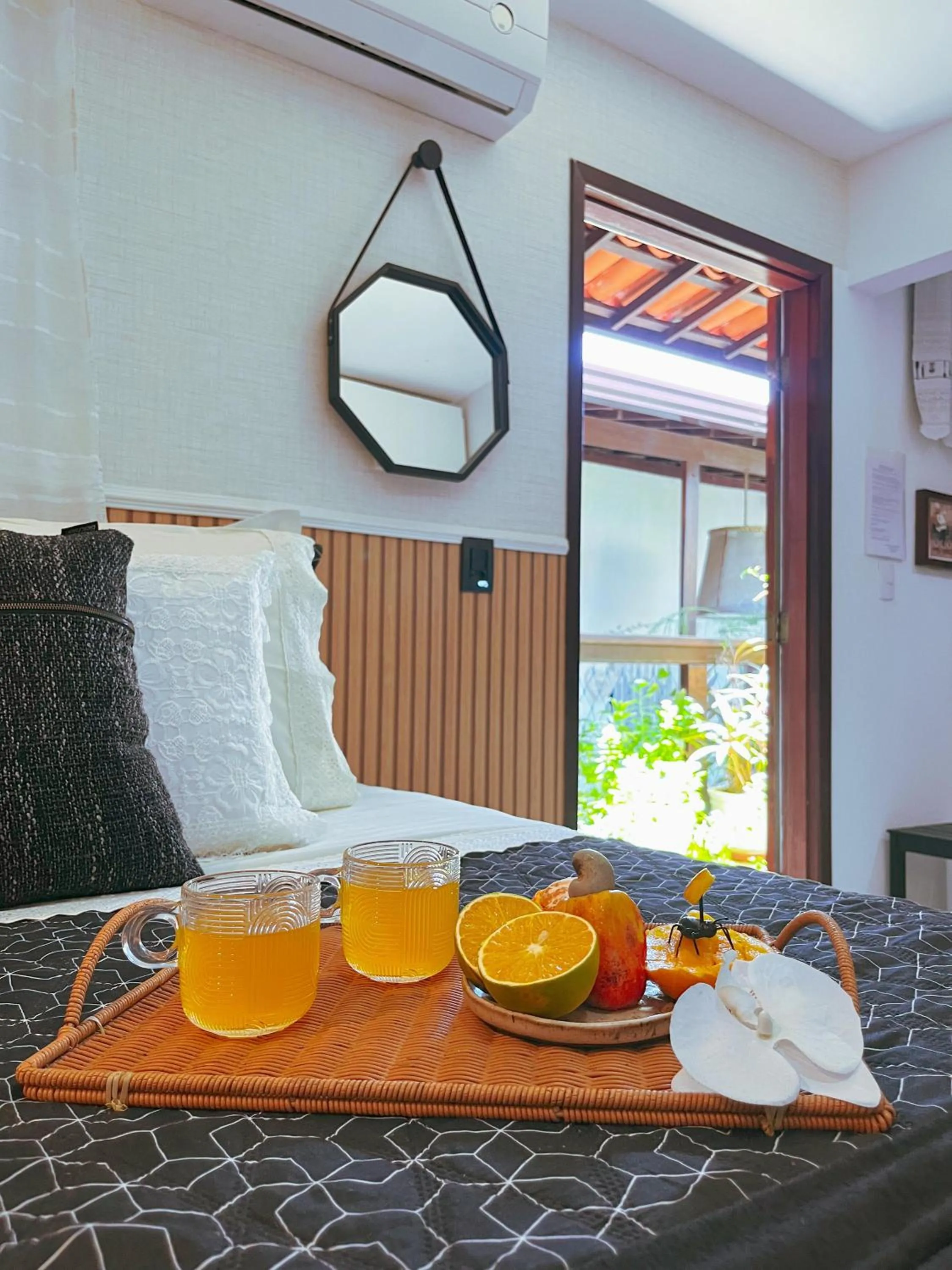 Bed in Pousada Recanto da Família