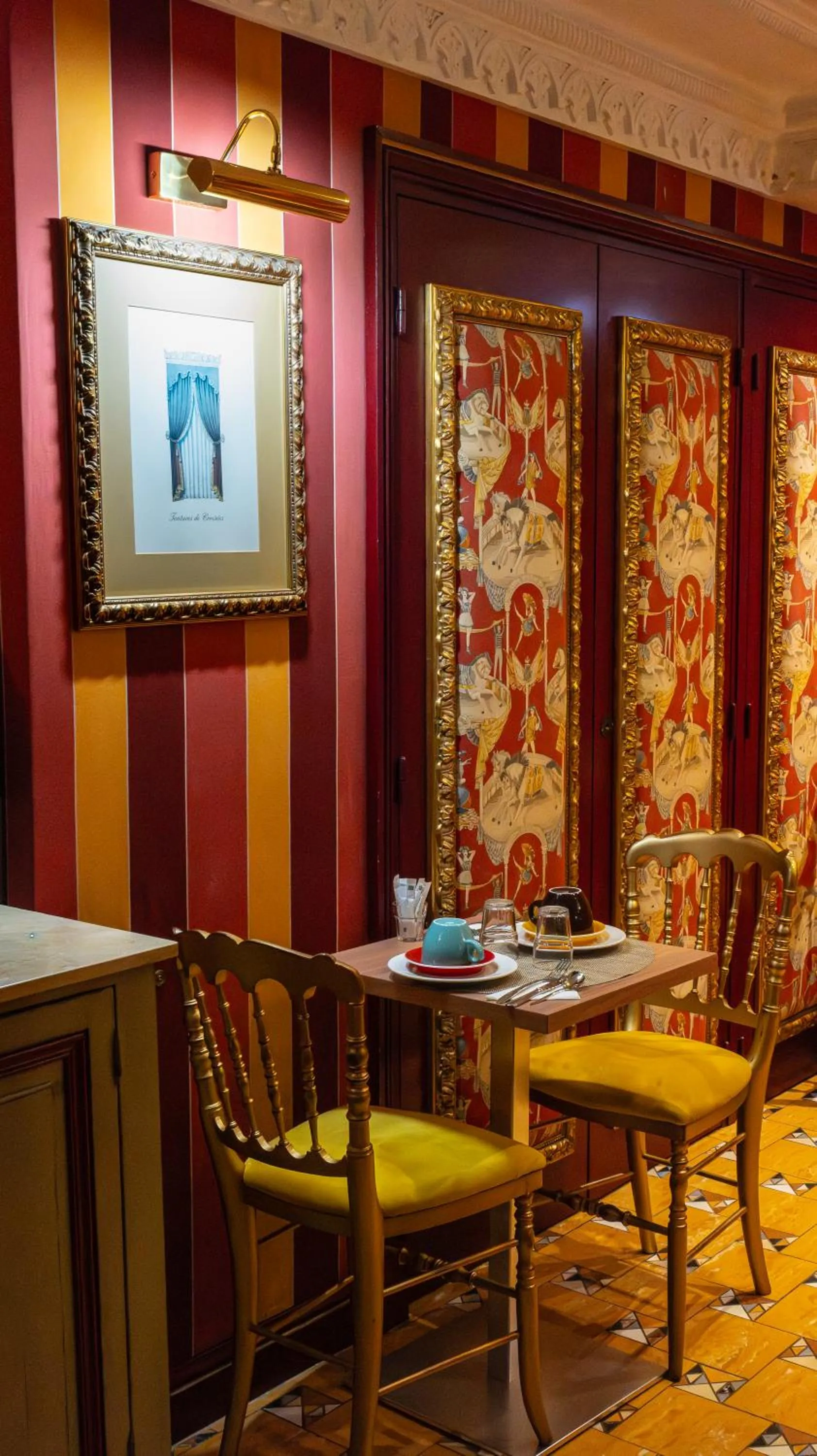 Dining area in La Villa Royale