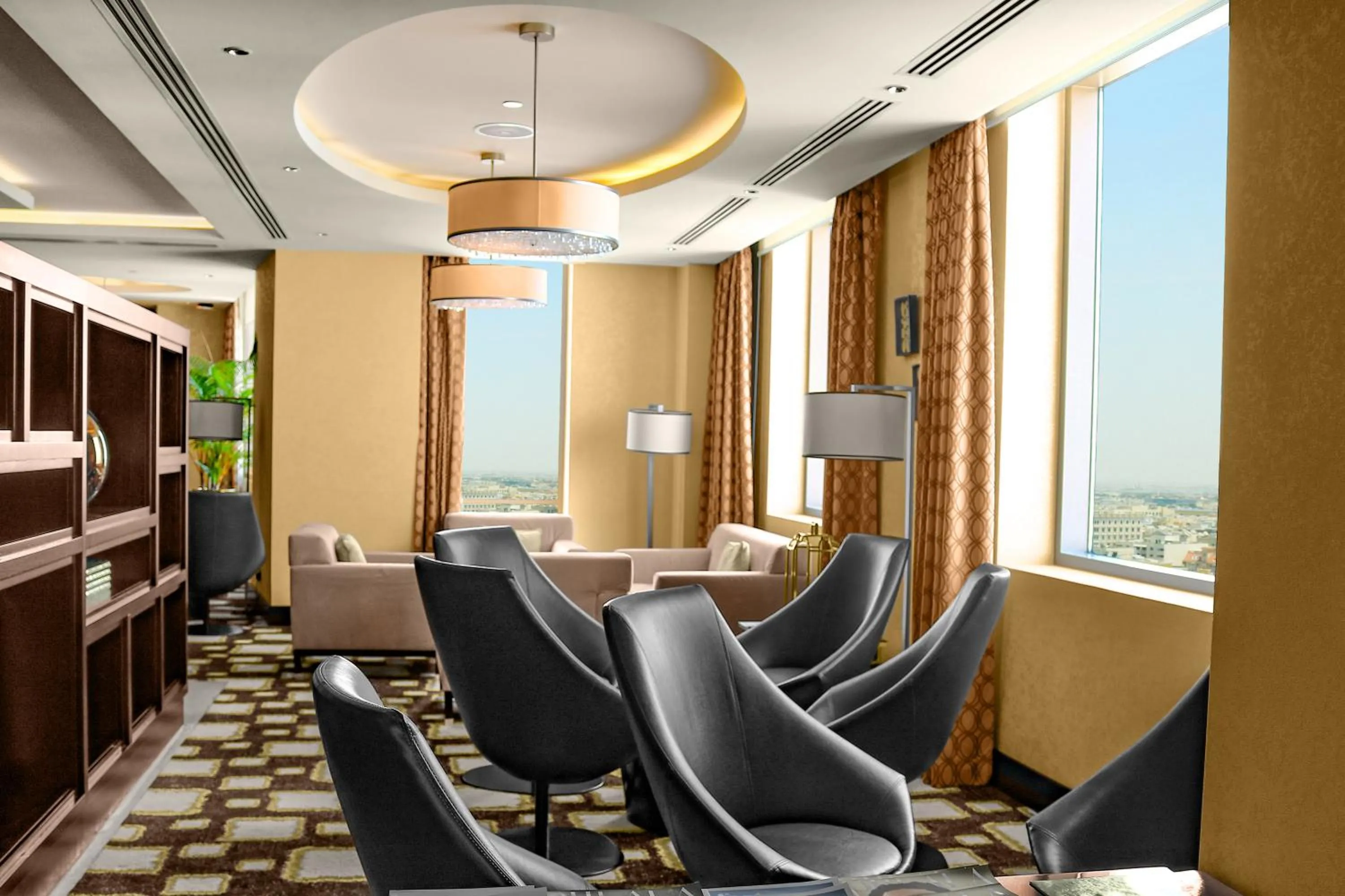 Lounge or bar in Millennium Plaza Doha