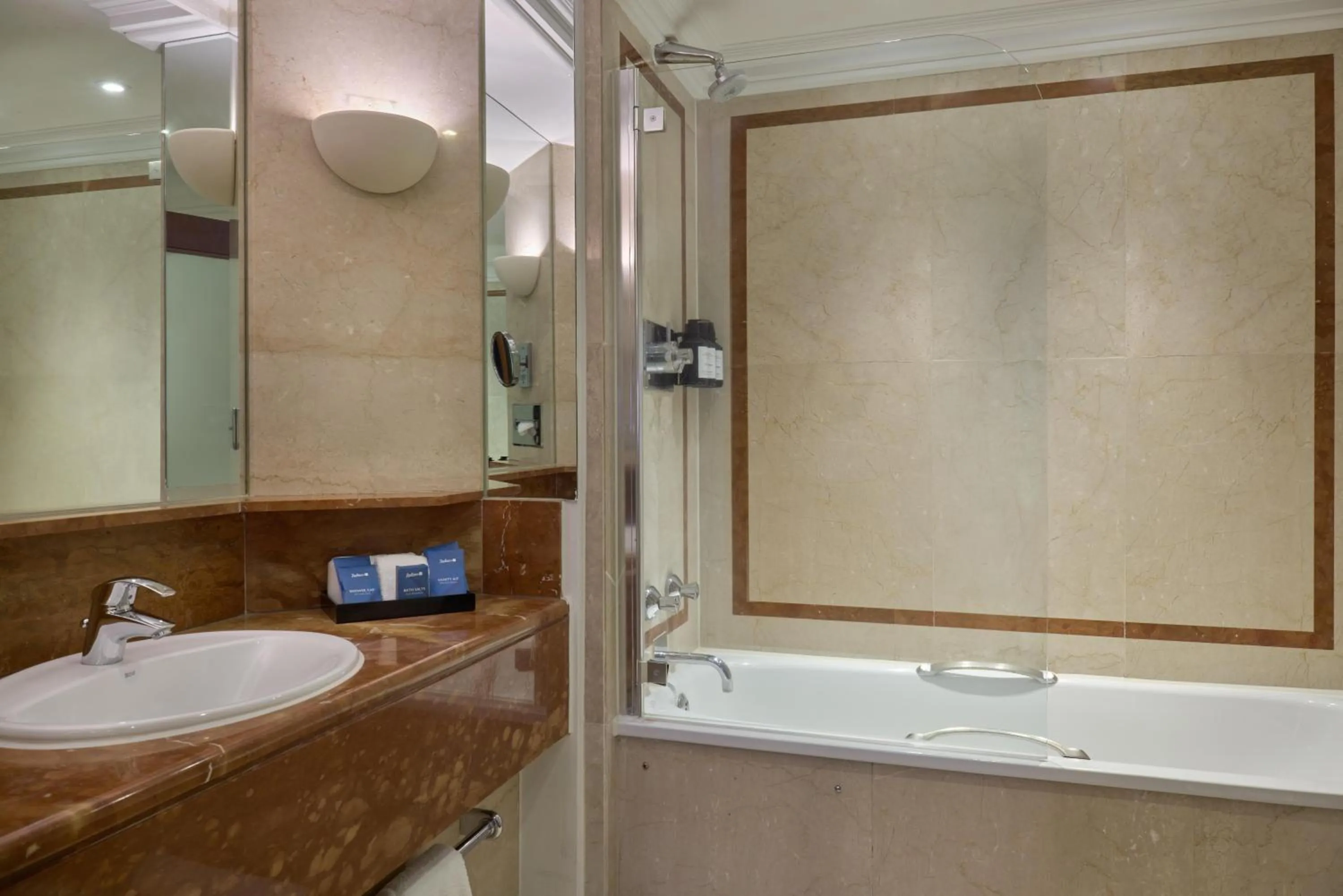Bathroom in Radisson Blu Hotel, London Leicester Square