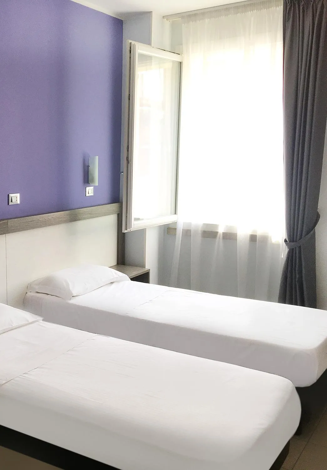Bed in Hotel Savoia
