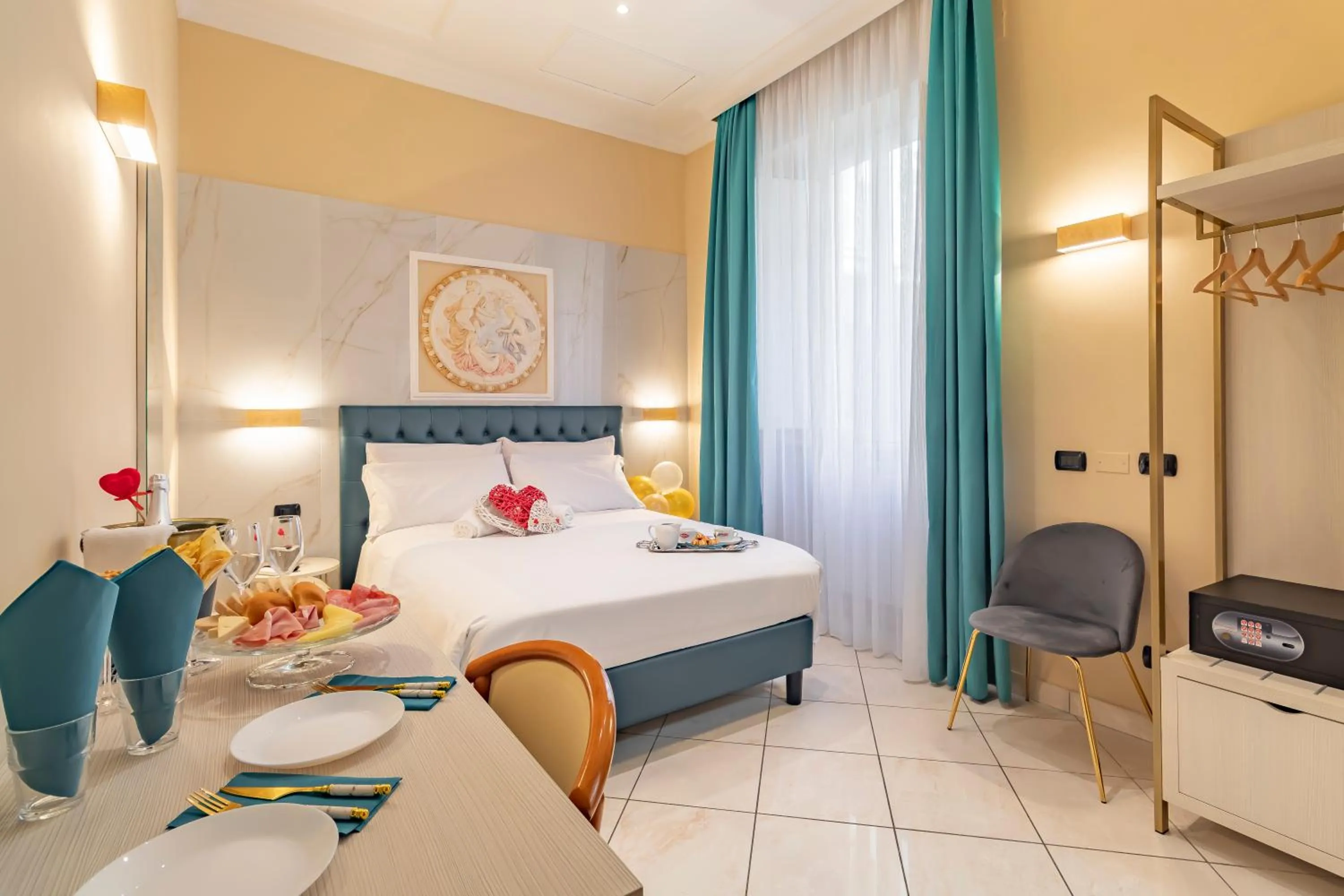 Bed in Hotel Suite Caesar