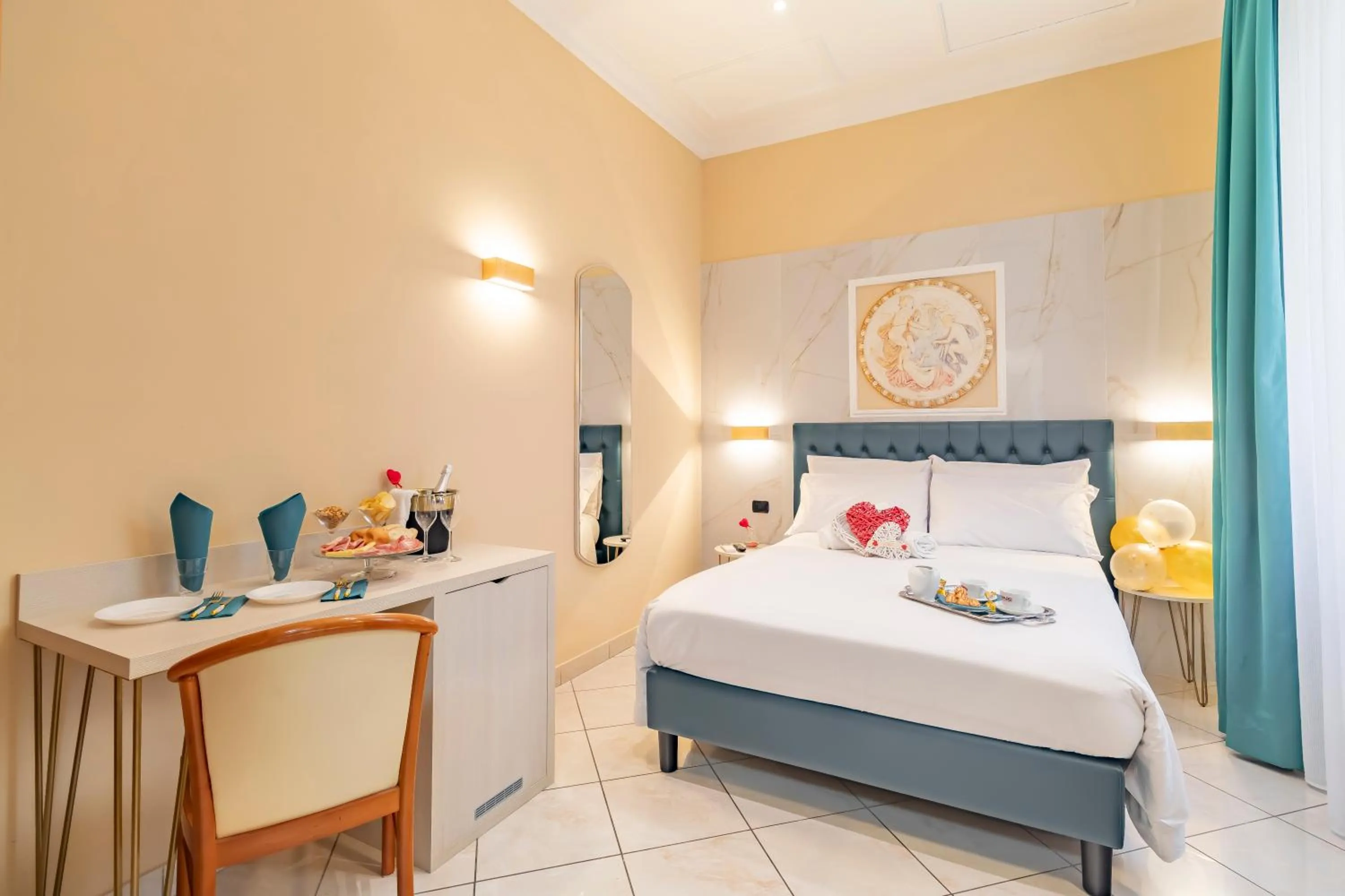 Bed in Hotel Suite Caesar