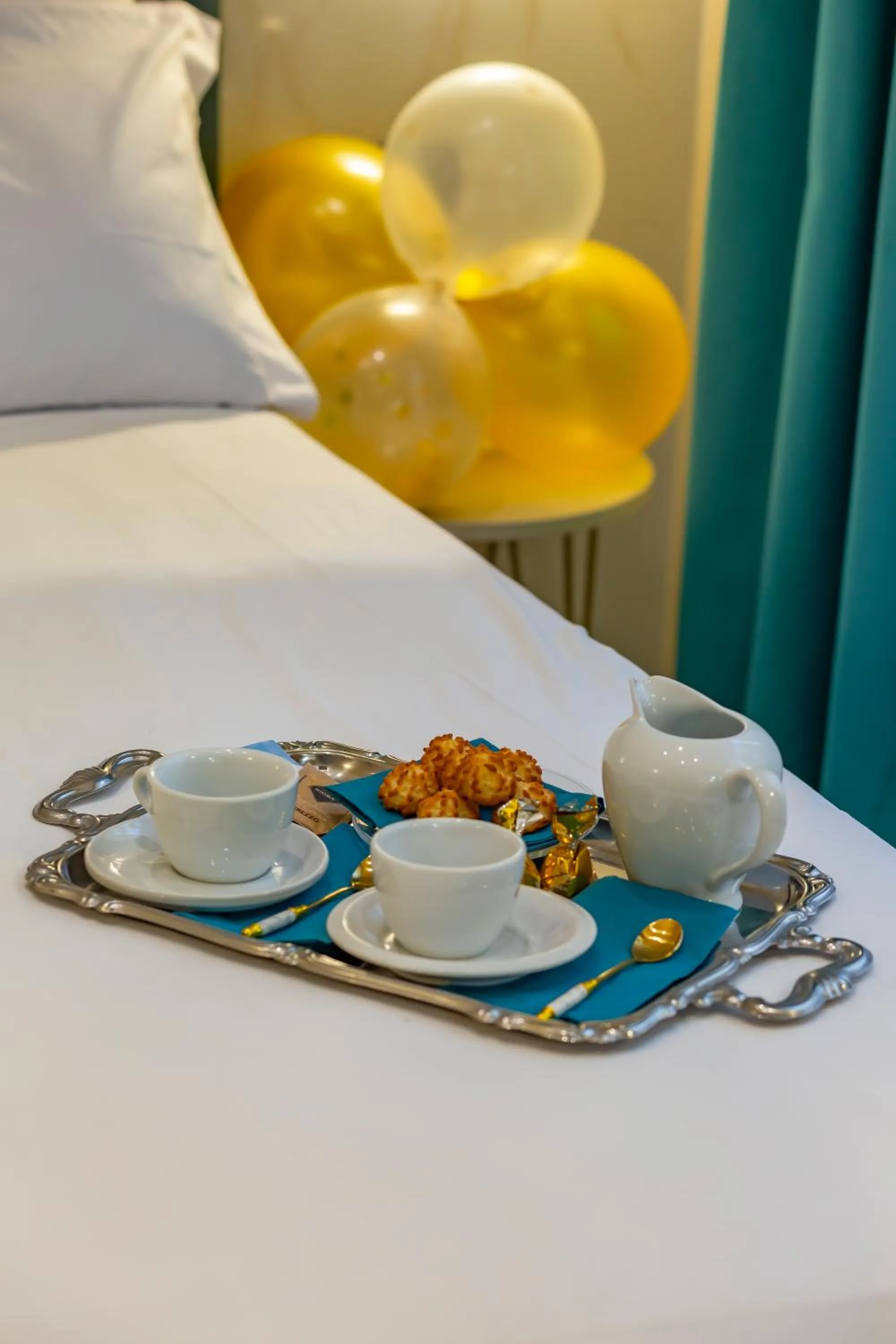 Bed in Hotel Suite Caesar