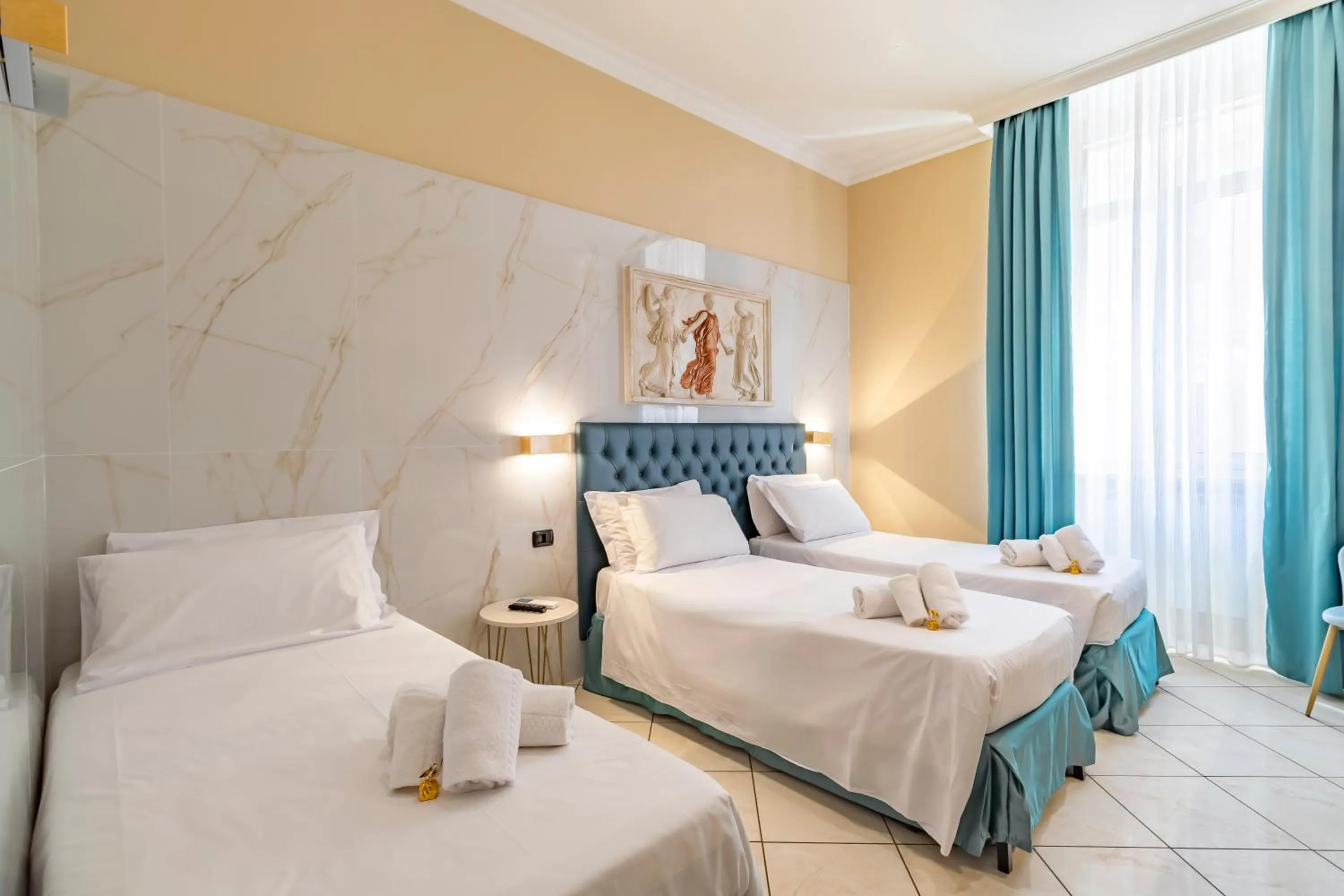 Bed in Hotel Suite Caesar