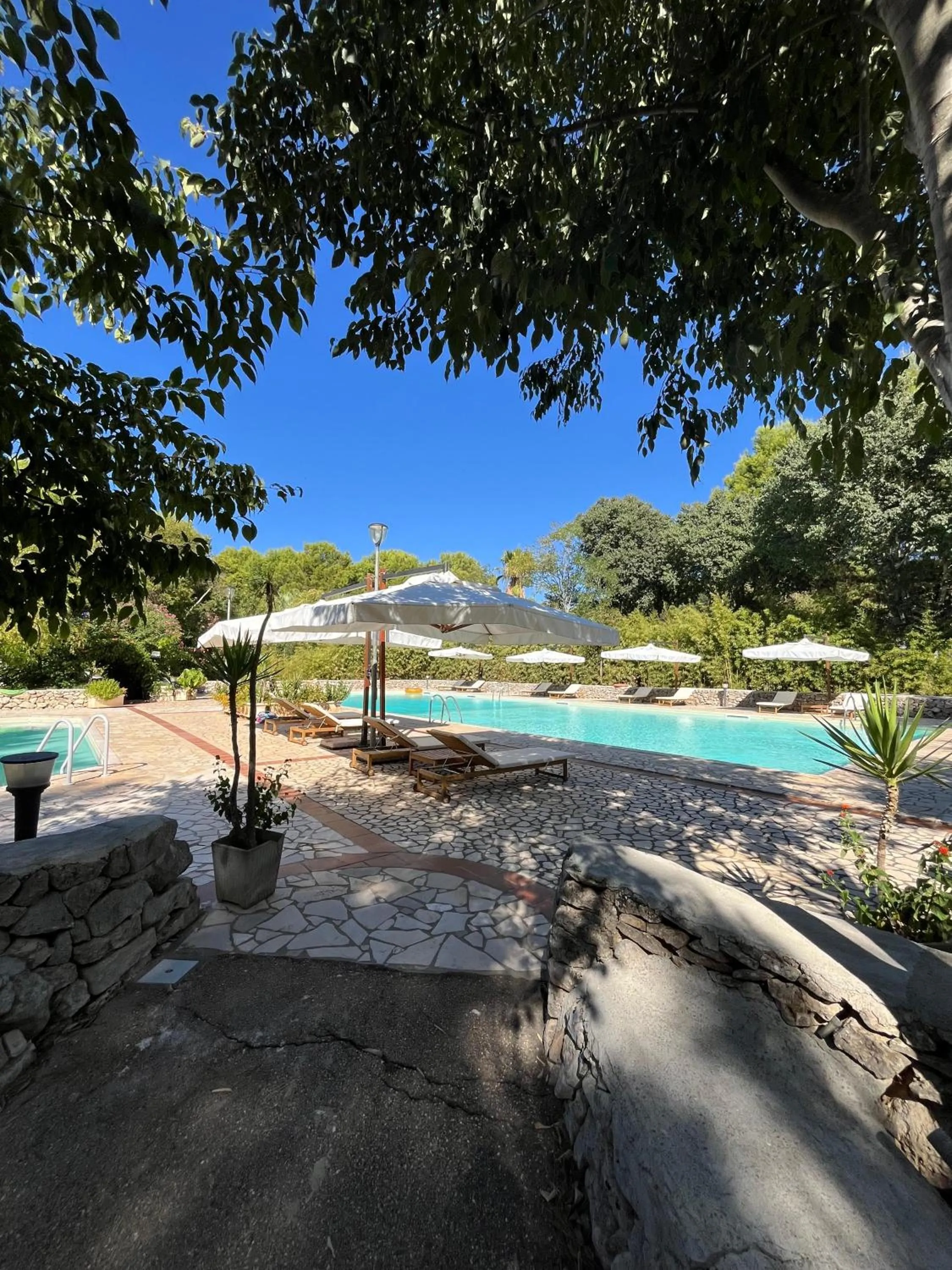 Swimming pool in Casette Masseria La Camardia